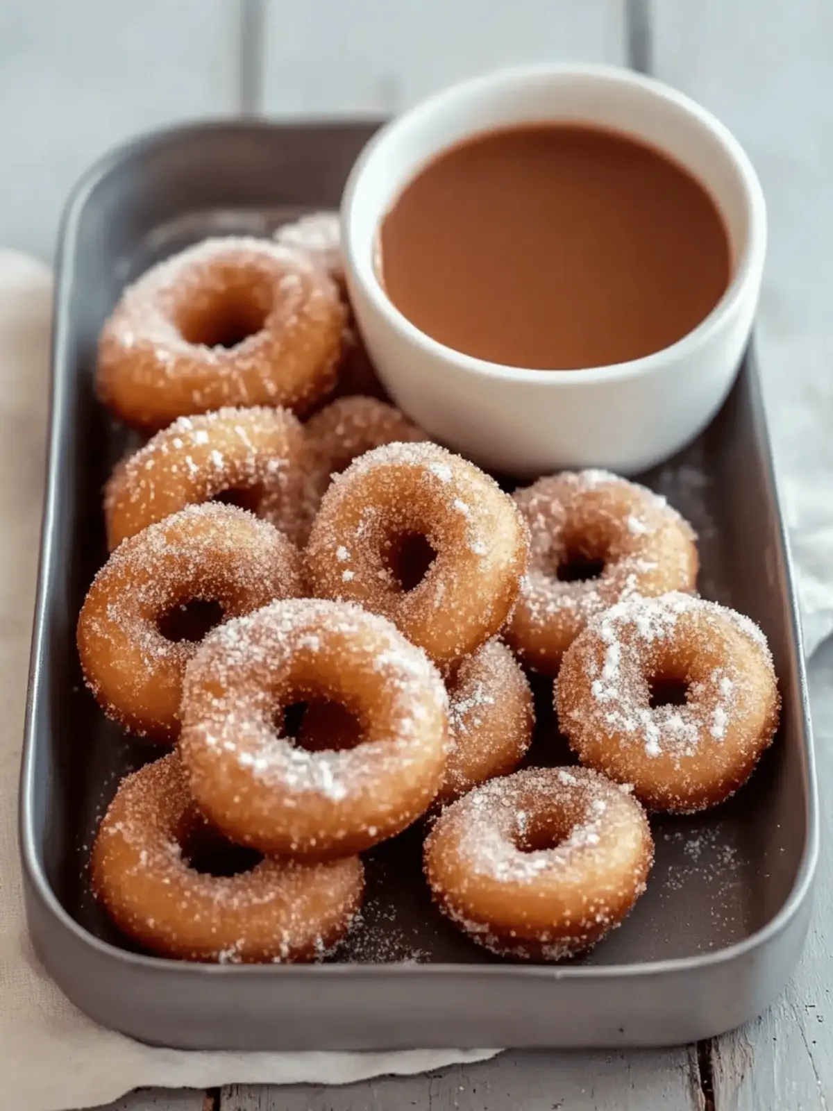 Sweet Churro Donut Bites