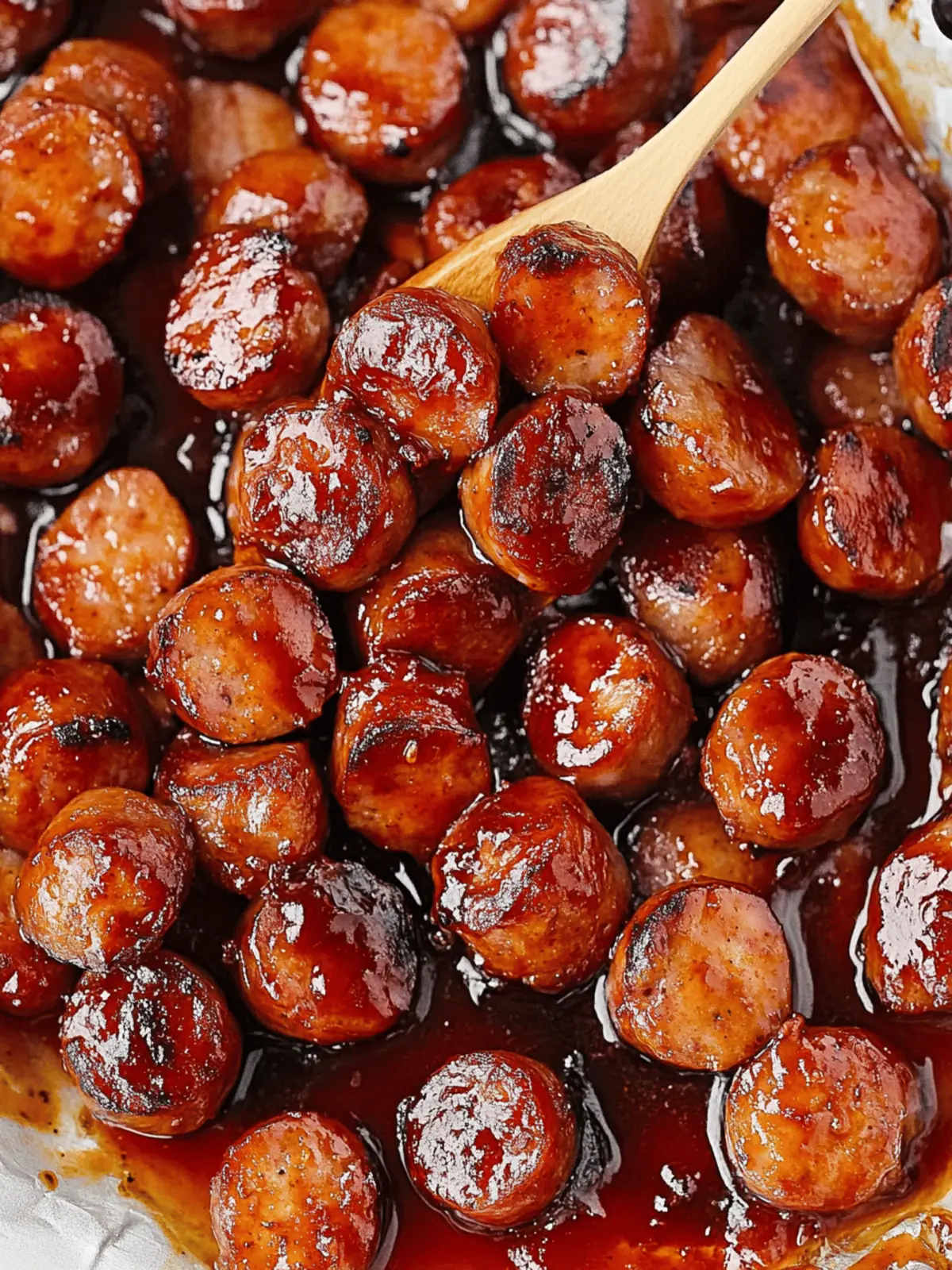 BBQ Sausage Bites