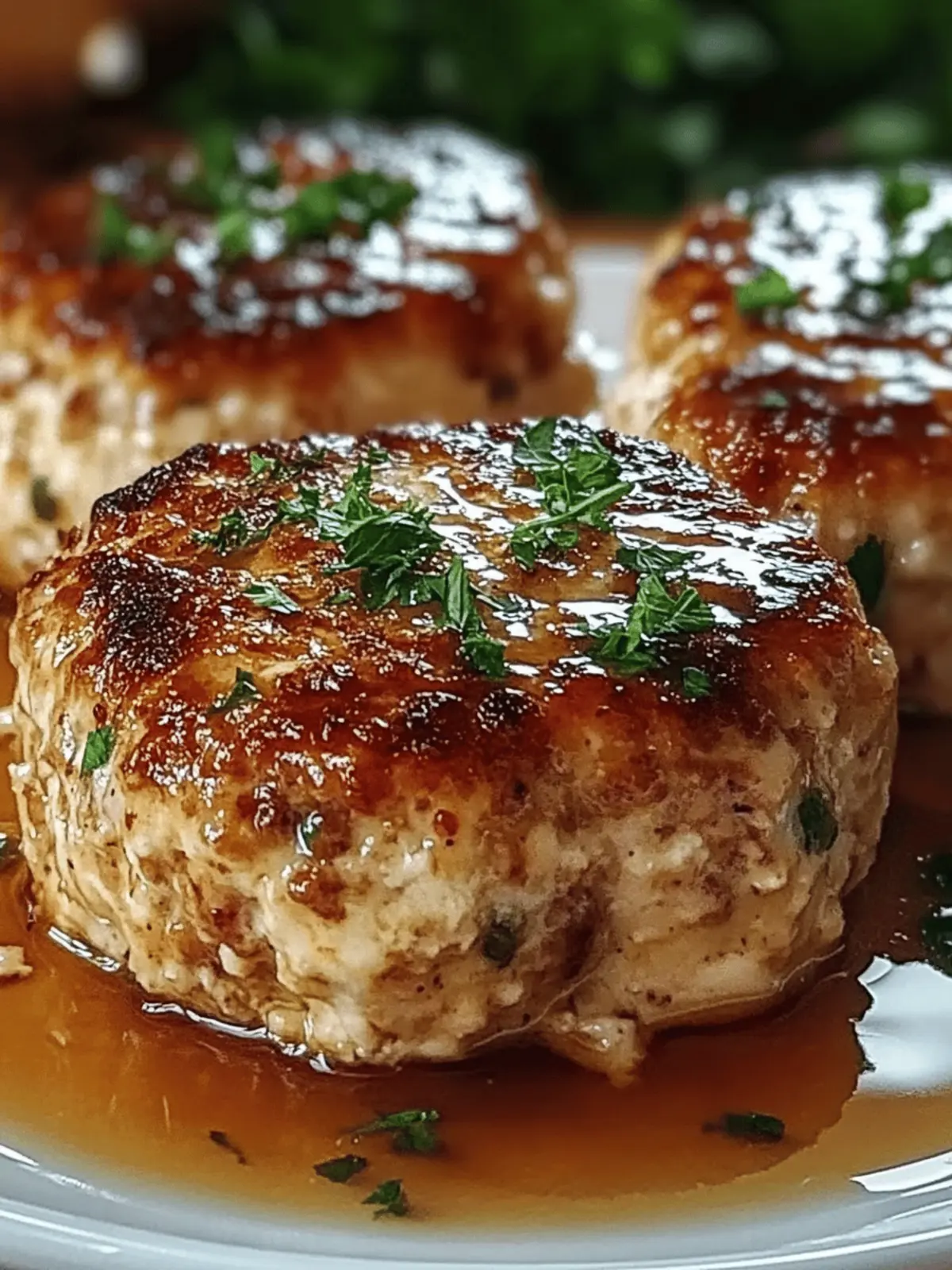 Garlic Parmesan Chicken Meatloaf