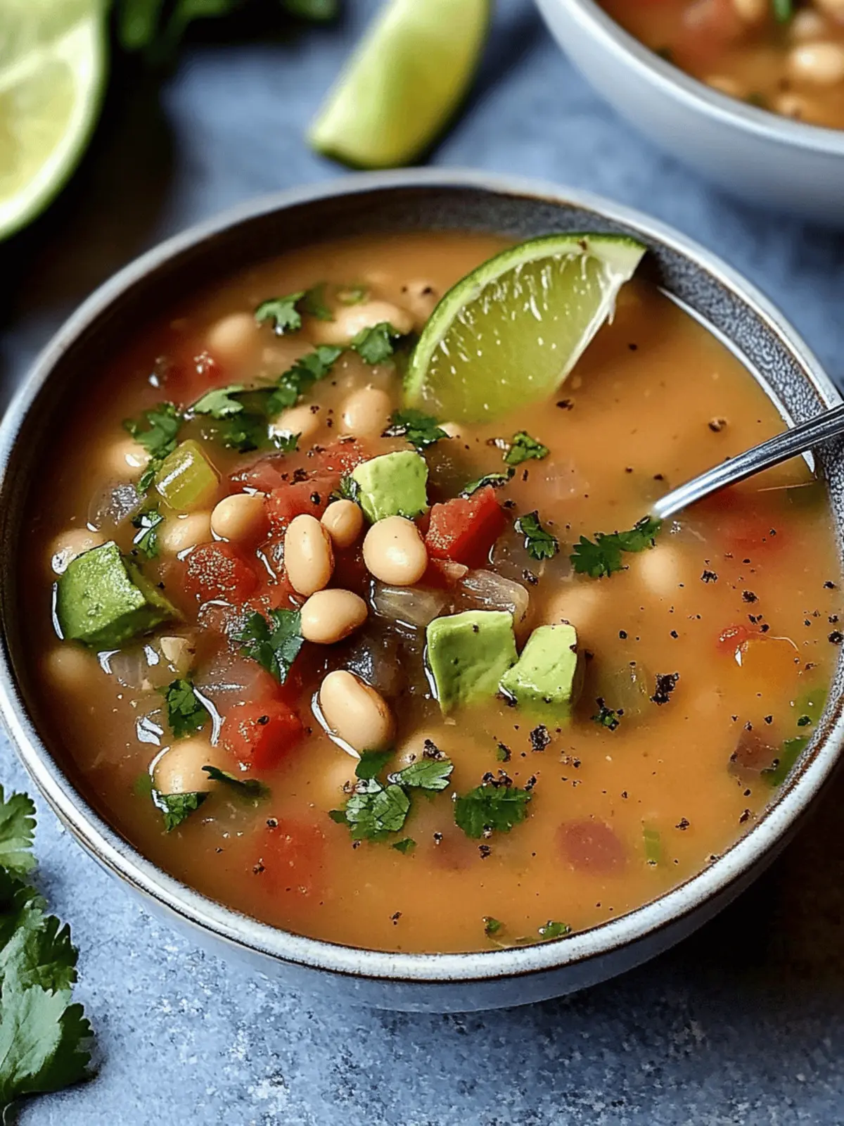 Mexican Pinto Bean Soup
