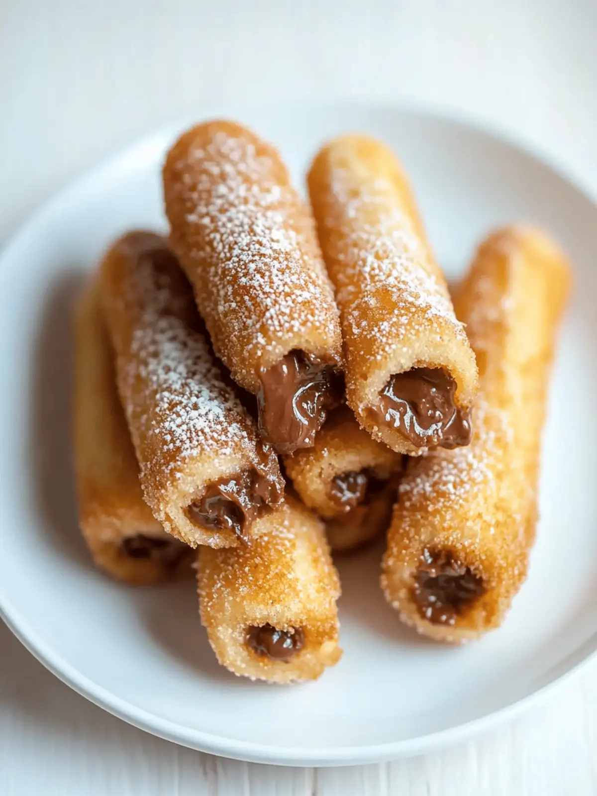 Nutty Churro Bites with Nutella