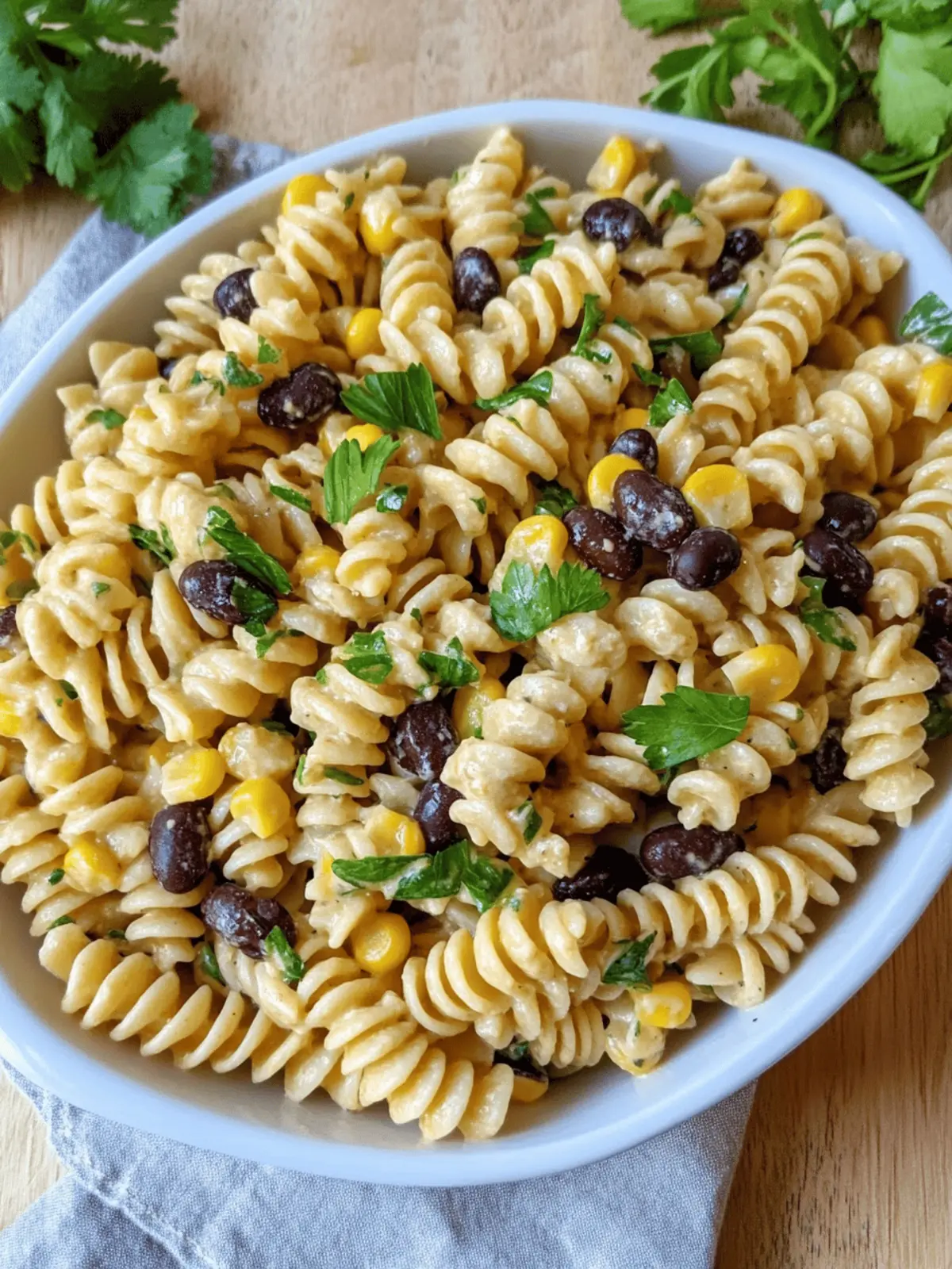 Black Bean and Corn Pasta Salad