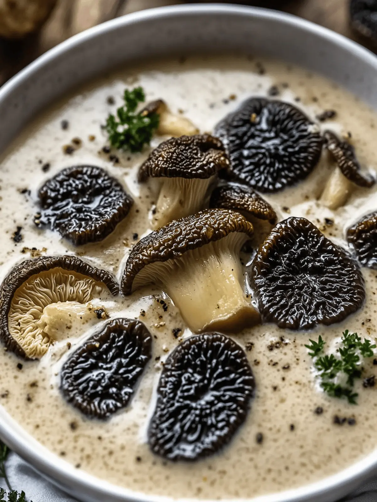 Morel Mushroom Cream Sauce