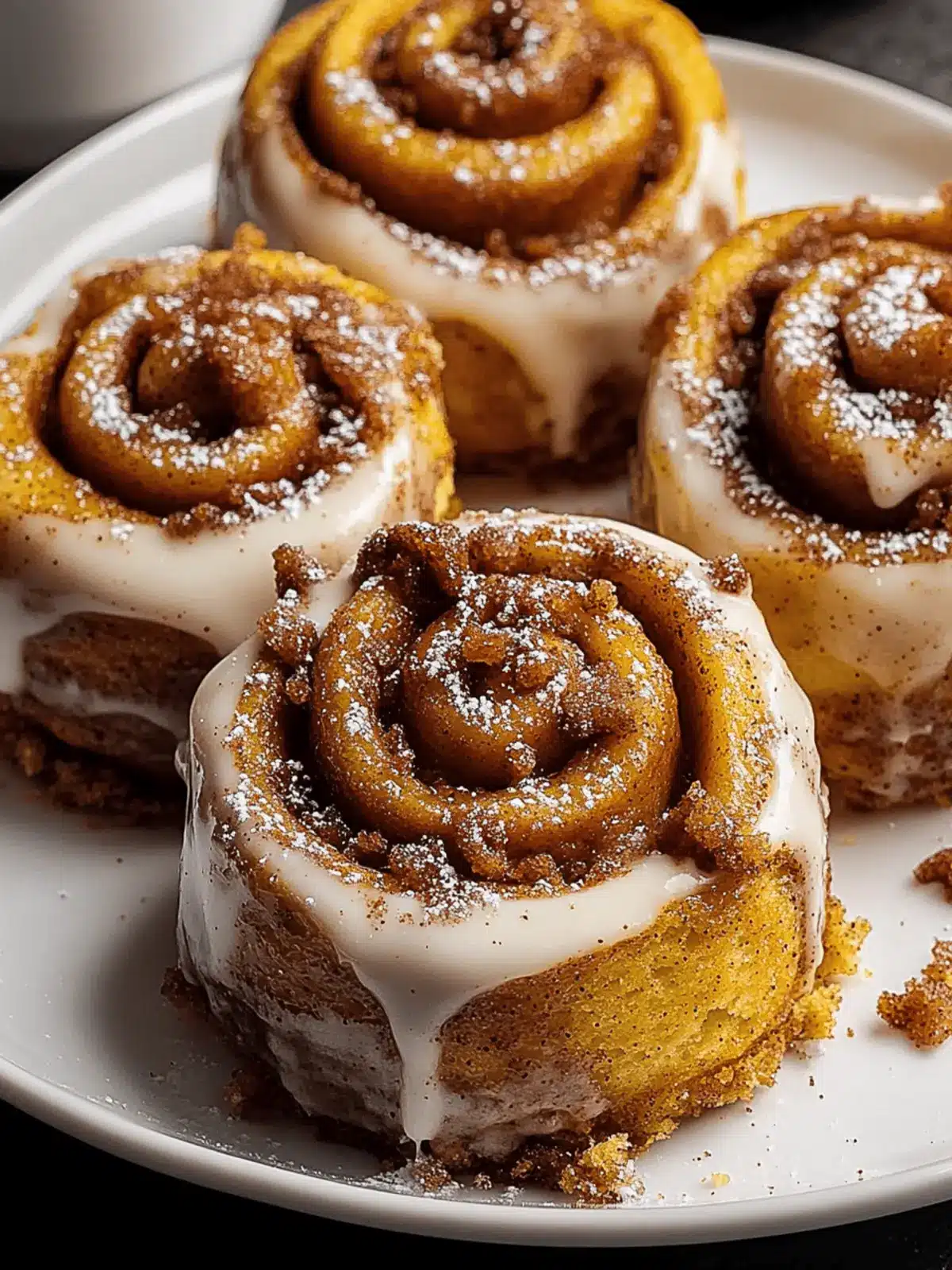 Mini Cinnamon Roll Cheesecakes