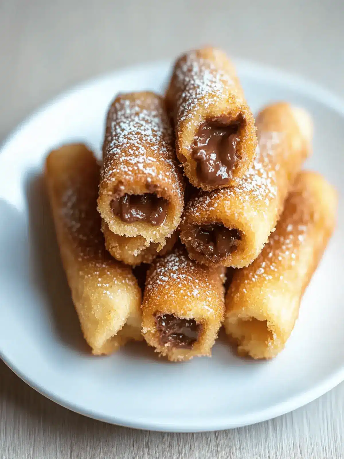 Nutty Churro Bites with Nutella