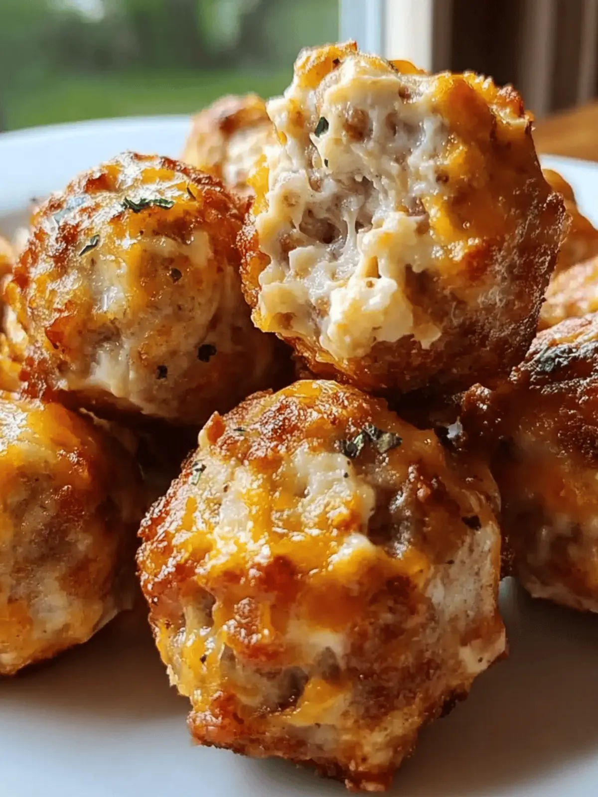 Rotel Cream Cheese Sausage Balls