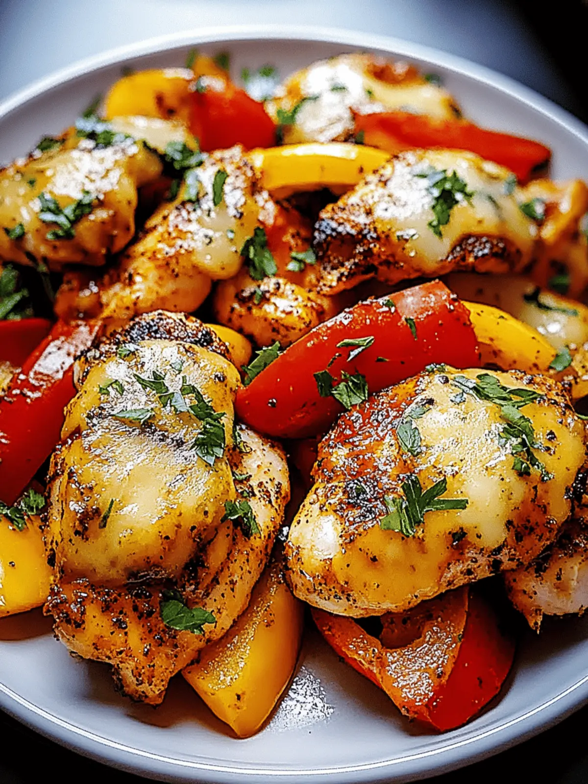Cajun Chicken with Bell Peppers