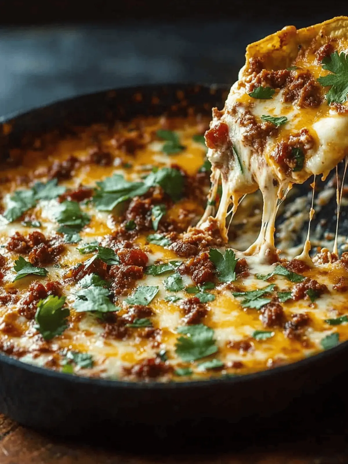 Queso Fundido with Chorizo