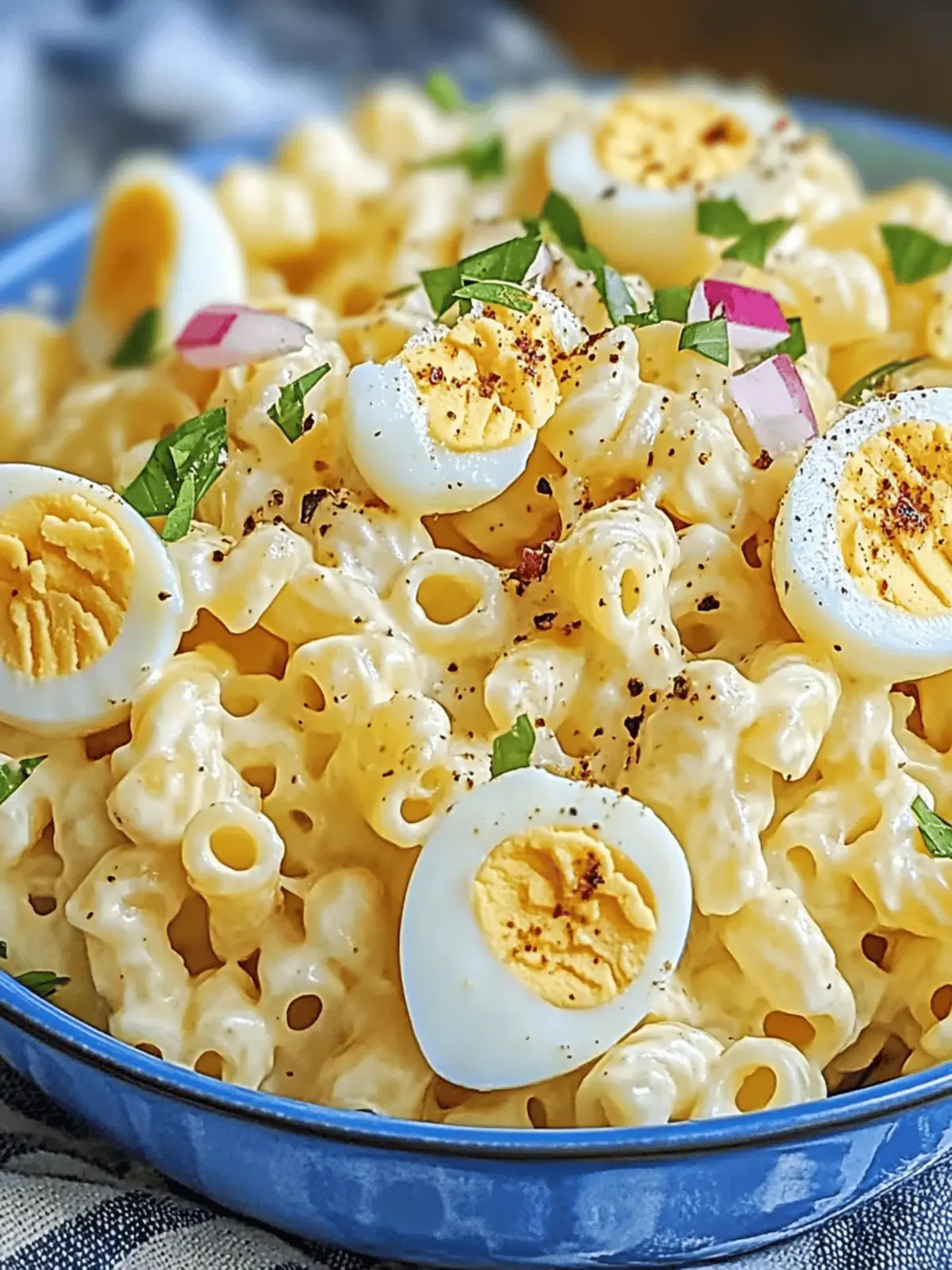 Deviled Egg Pasta Salad