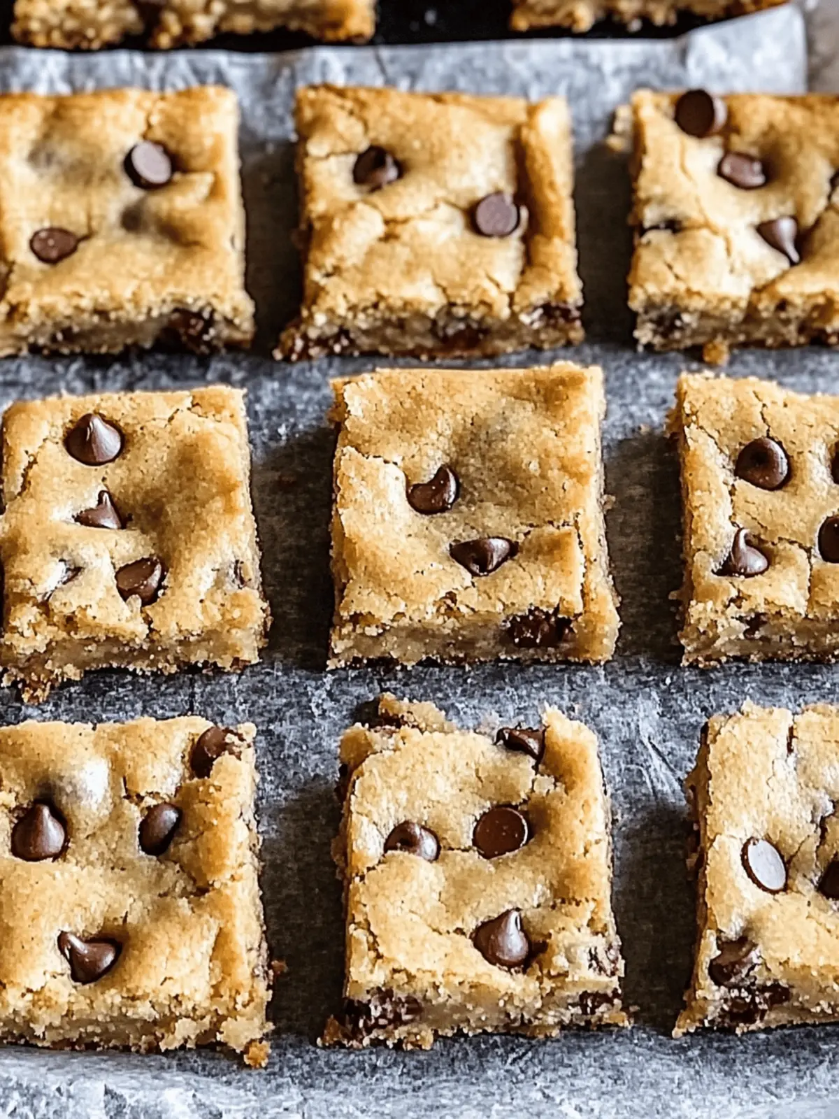 Chocolate Chip Cookie Bars