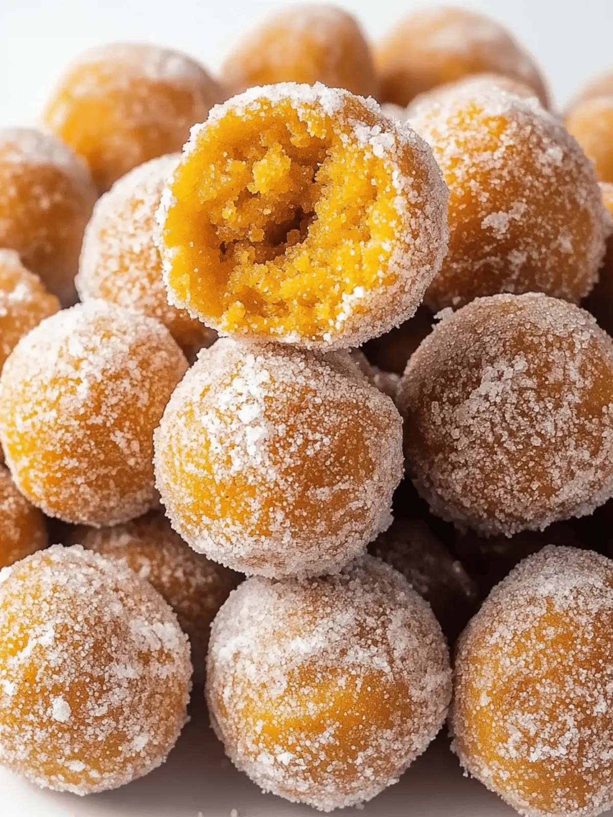 Pumpkin Donut Holes