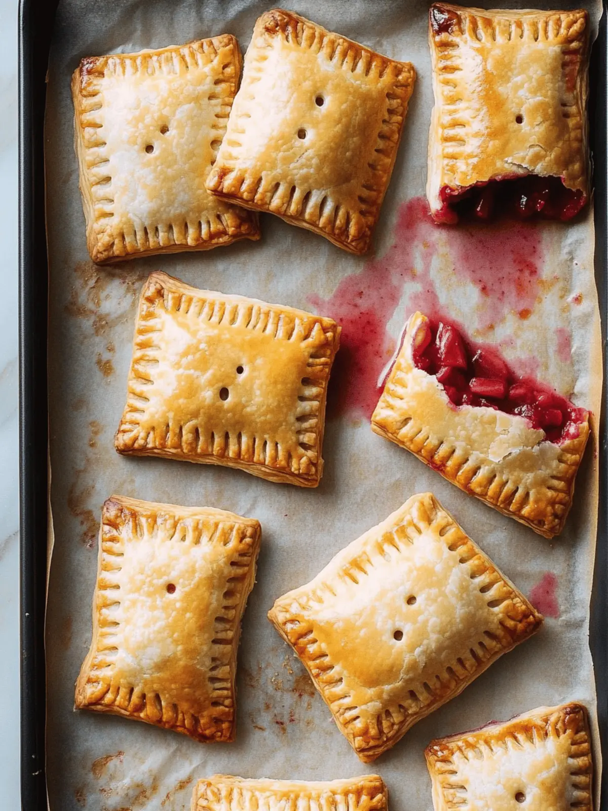 Strawberry Rhubarb Hand Pies
