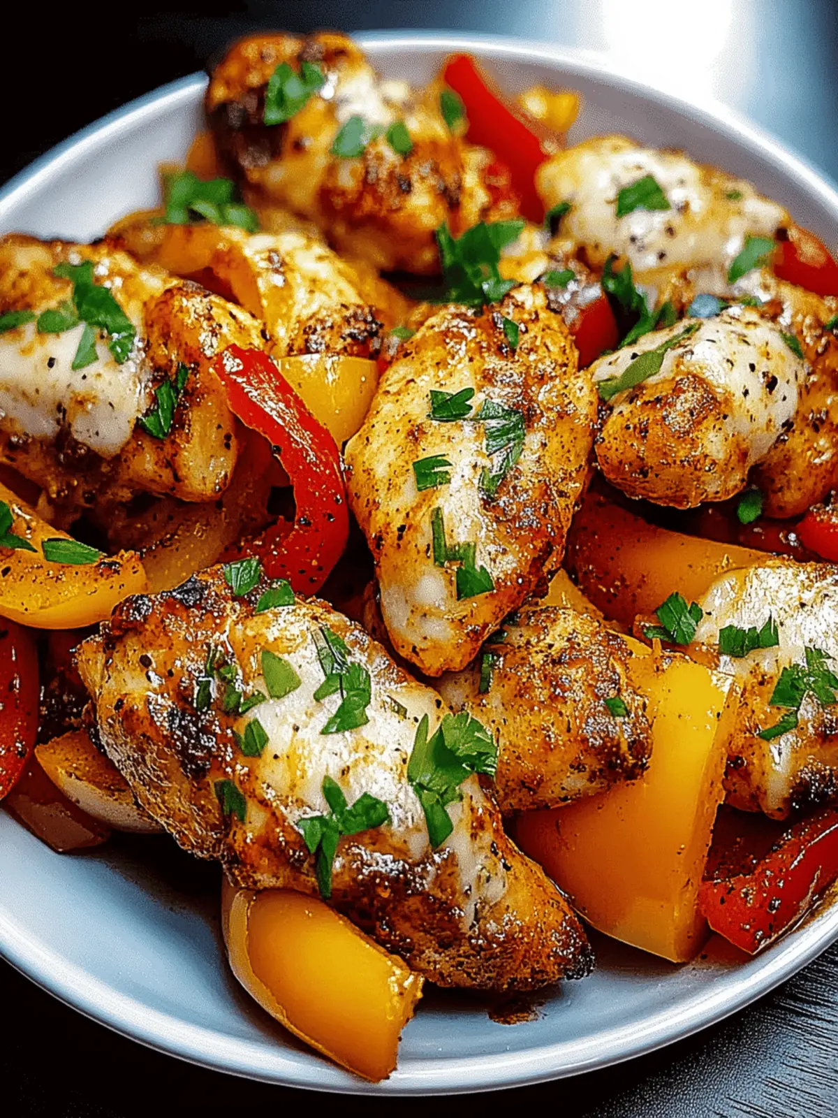 Cajun Chicken with Bell Peppers