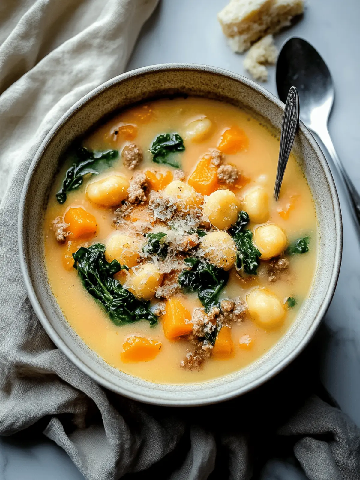 Butternut Squash Gnocchi Soup