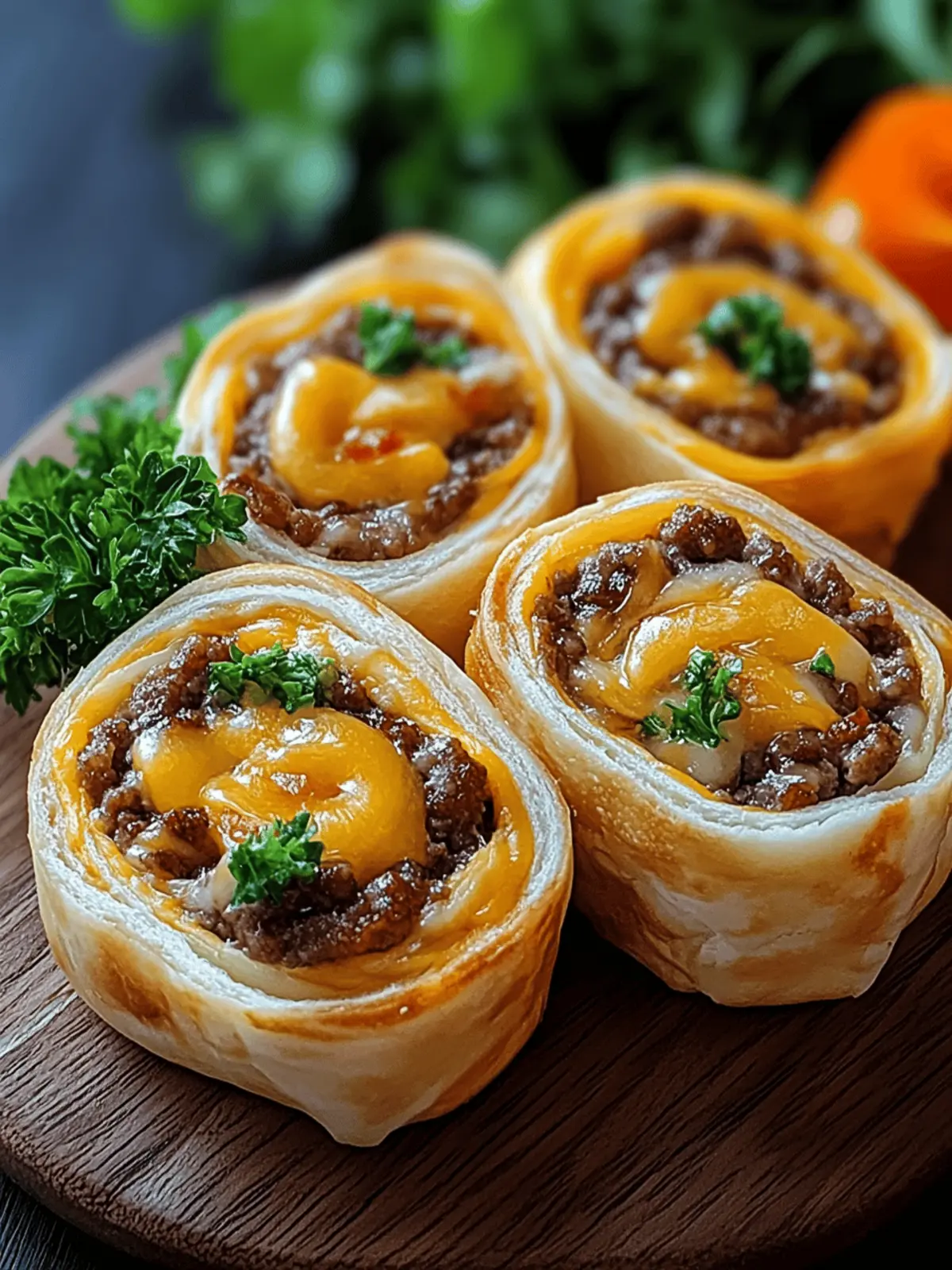 Cheeseburger Rollups