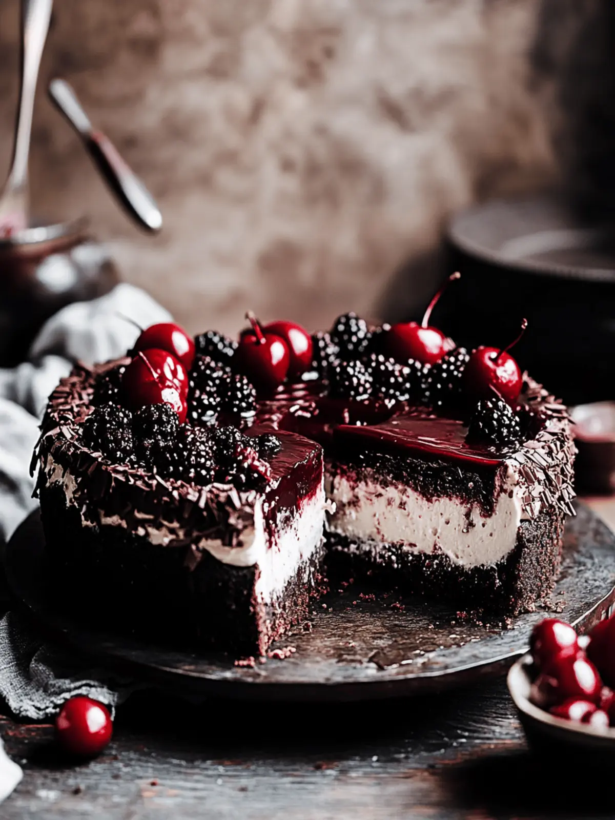 Black Forest Cheesecake