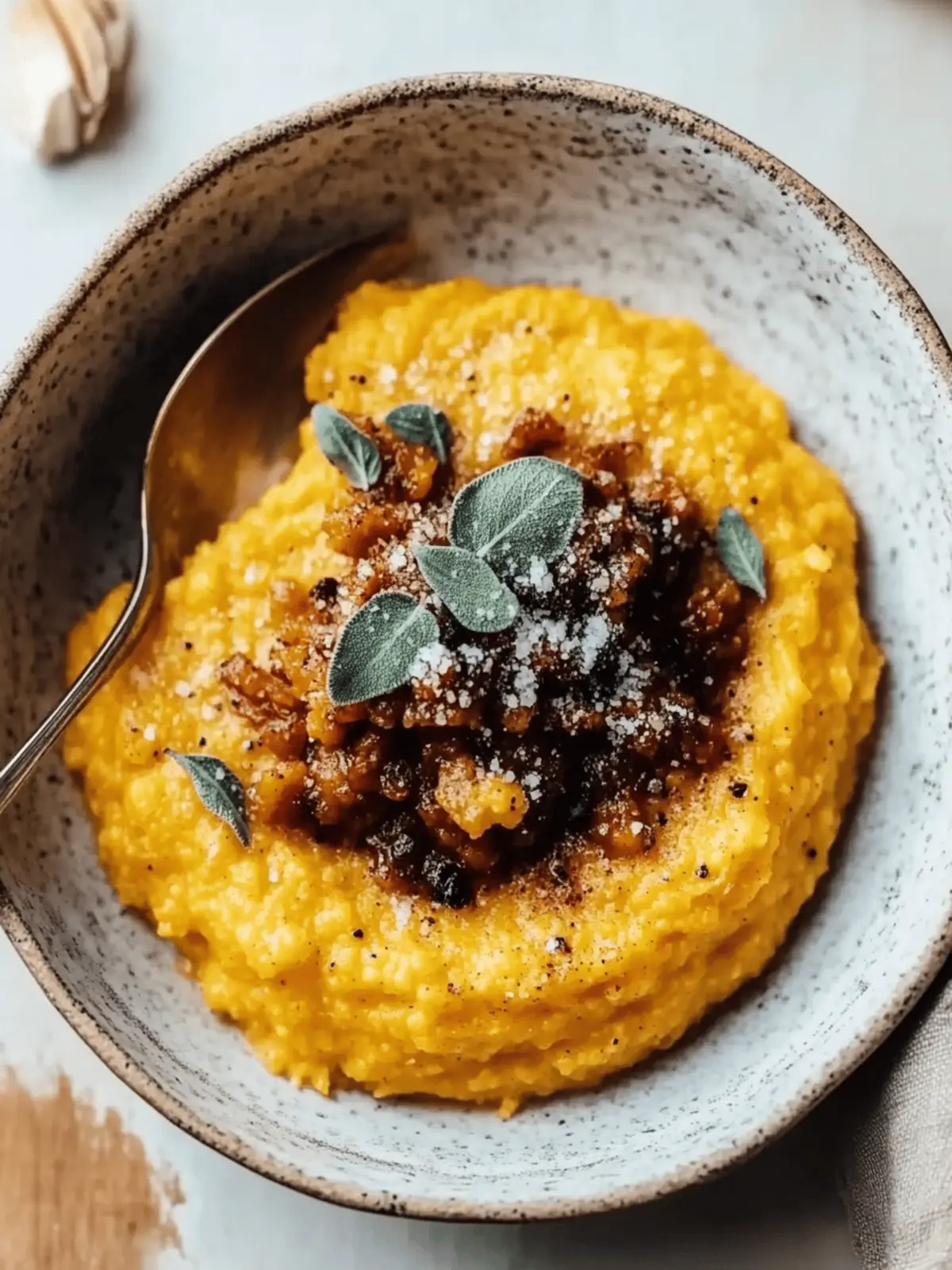 Creamy Pumpkin Polenta