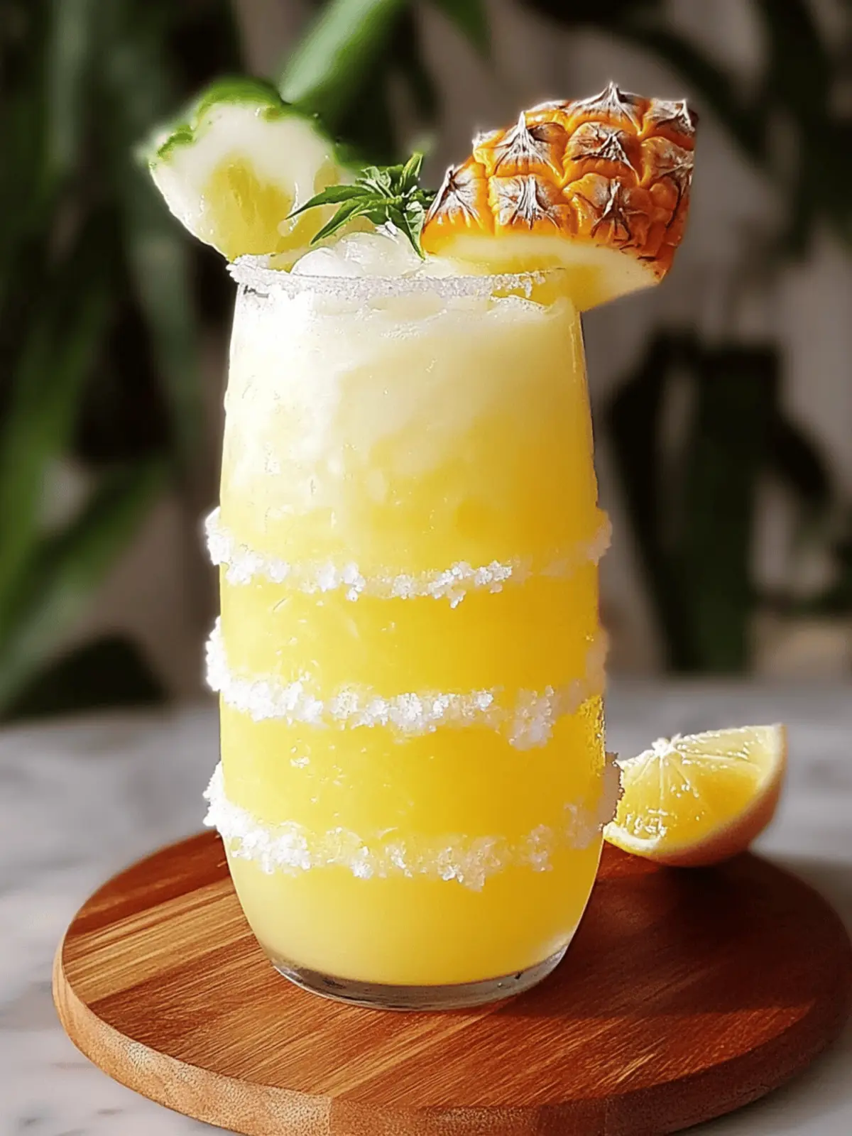 Non Alcoholic Piña Colada Punch