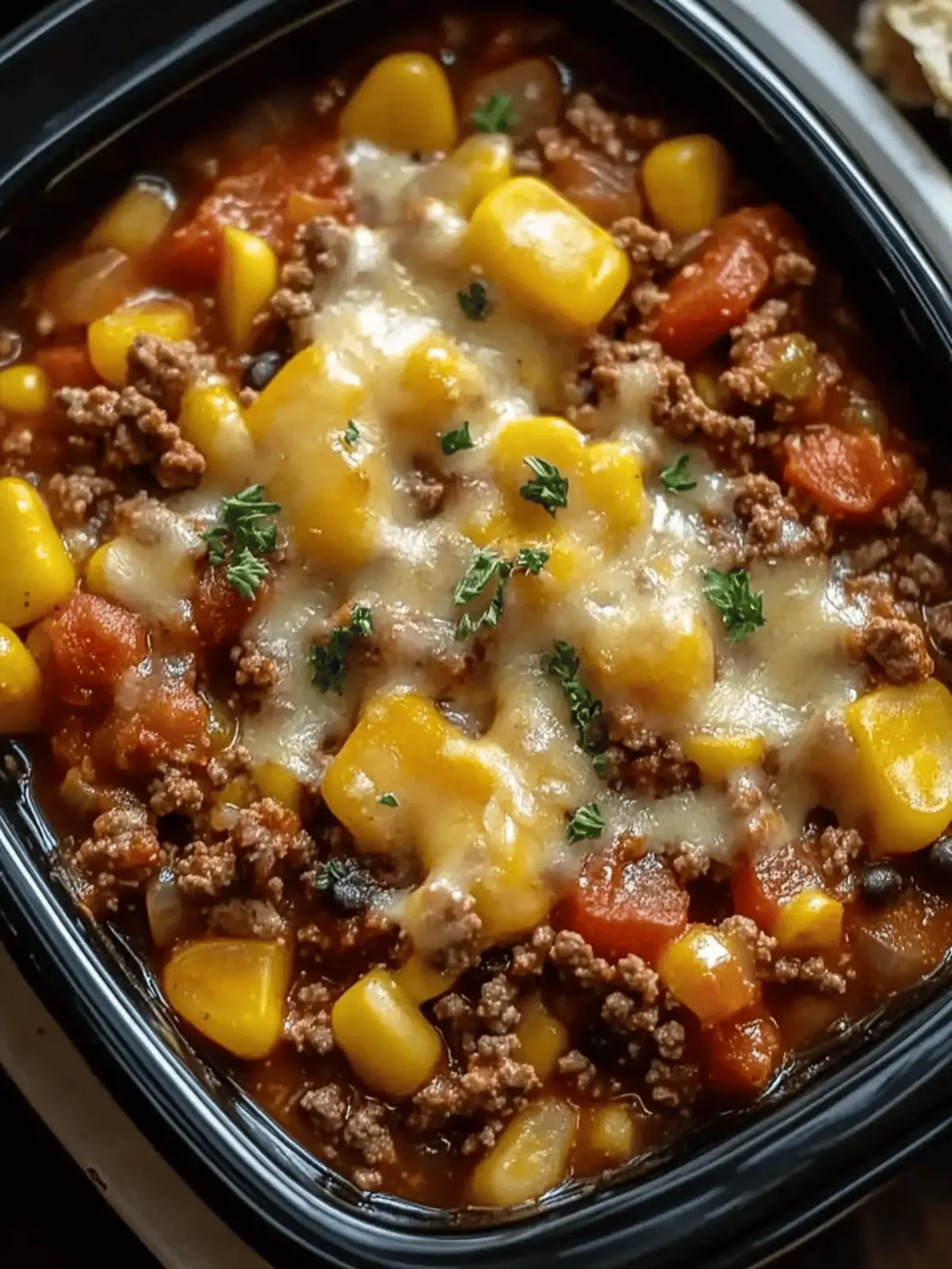 Slow Cooker Cowboy Casserole