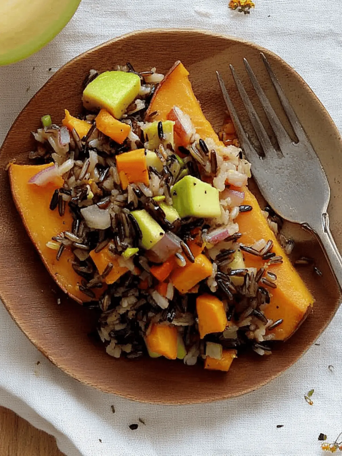 wild rice sauté with sweet potato