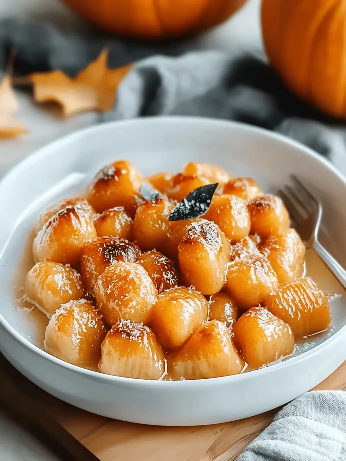 Air Fryer Pumpkin Gnocchi Bake
