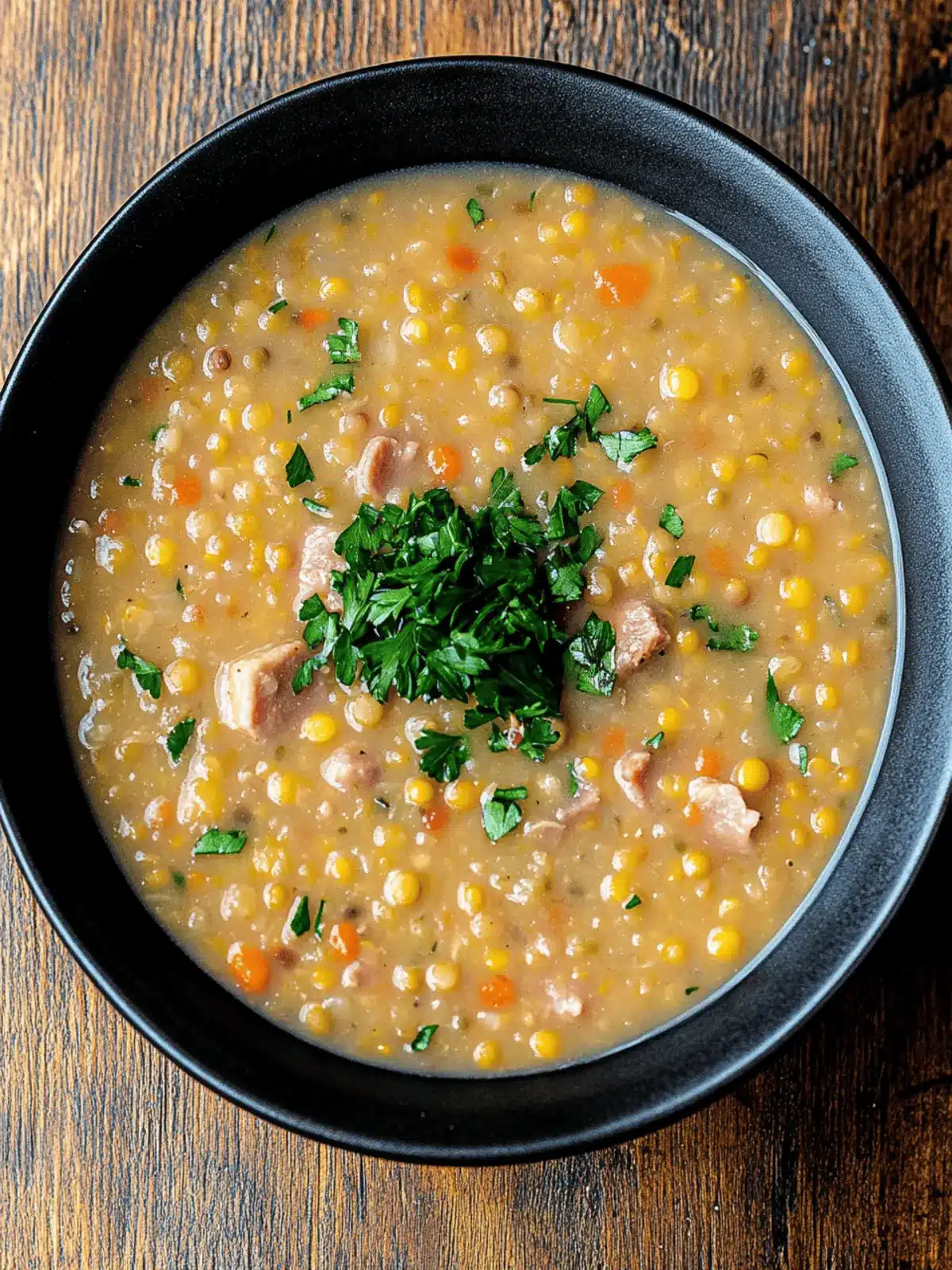 Ham Hock and Lentil Soup