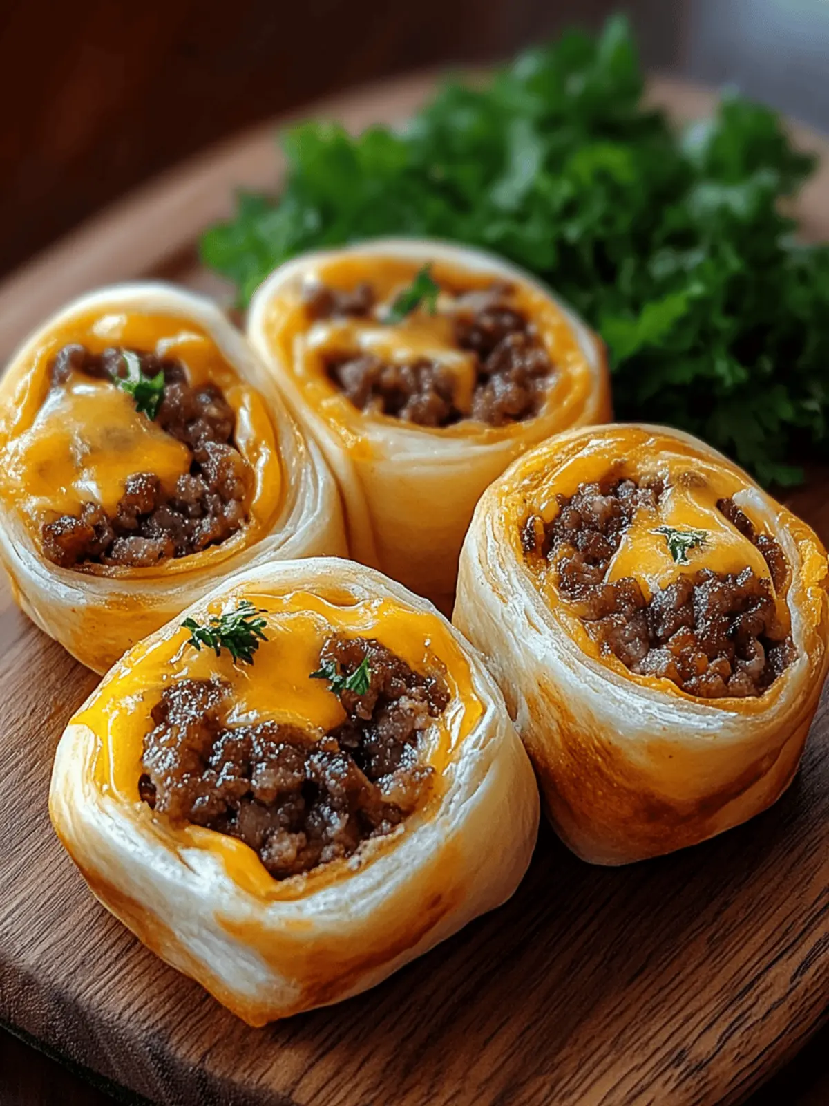 Cheeseburger Rollups