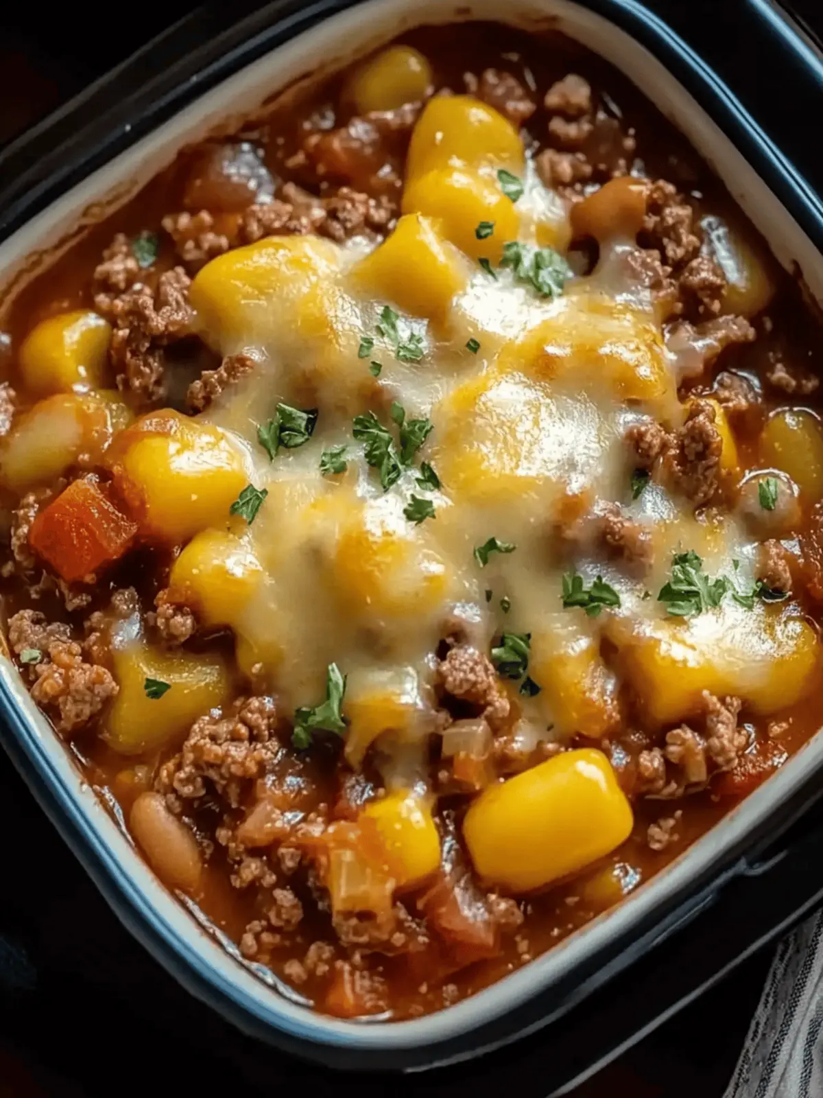 Slow Cooker Cowboy Casserole