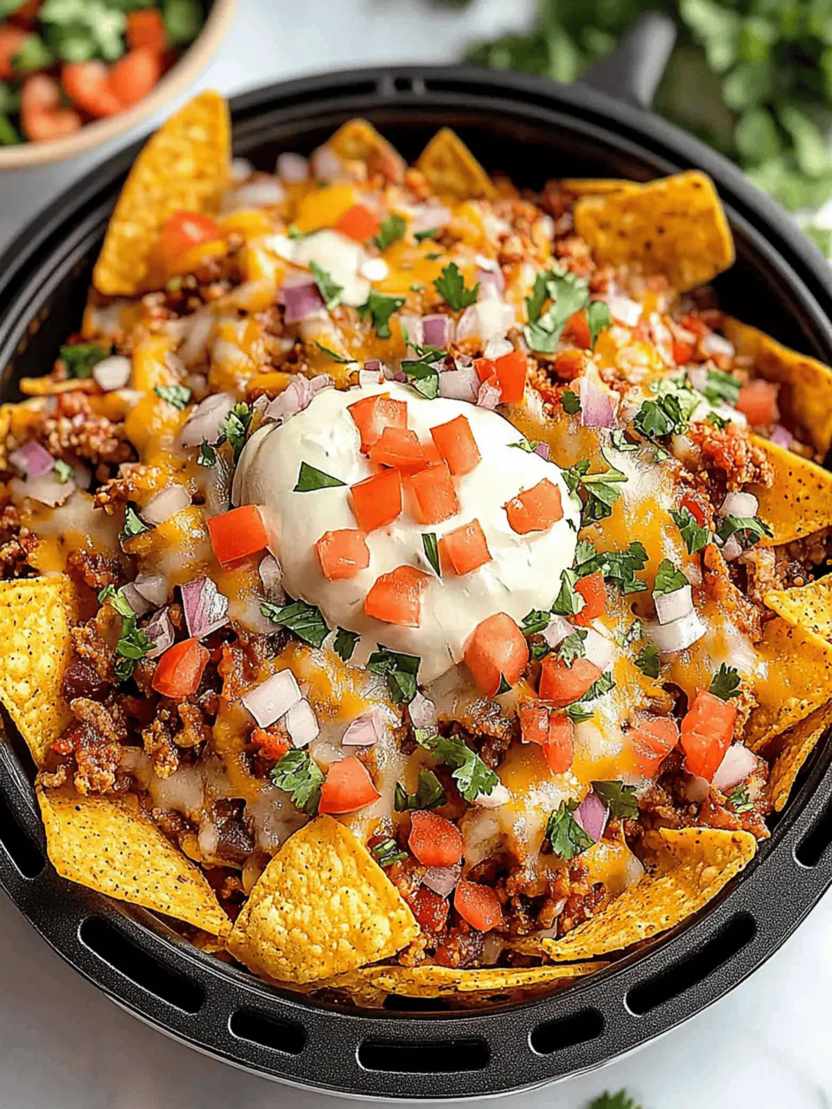Air Fryer Nachos