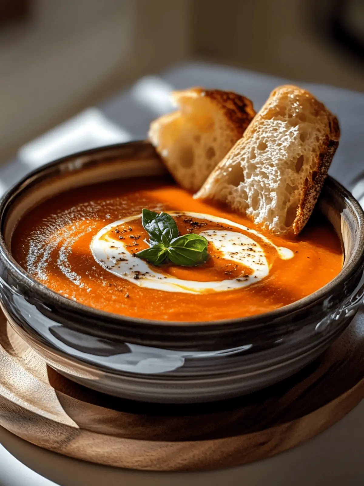 Roasted Red Pepper Gouda Soup