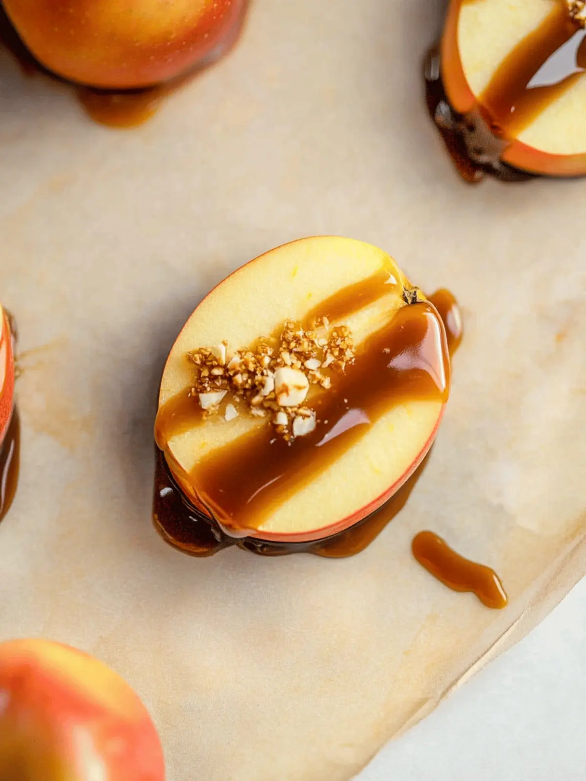 Caramel Apple Slices