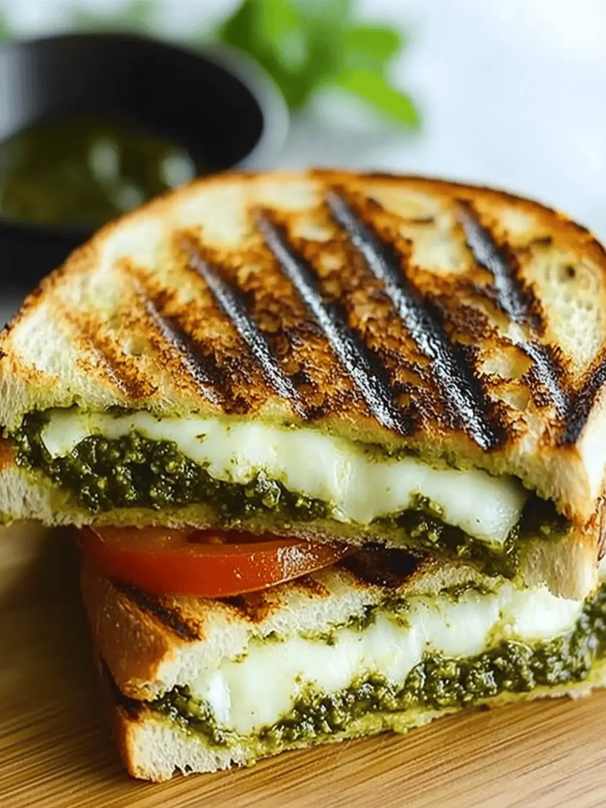 Mozzarella & Pesto Panini