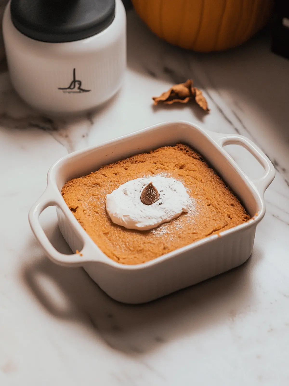 Pumpkin Protein Breakfast Cake