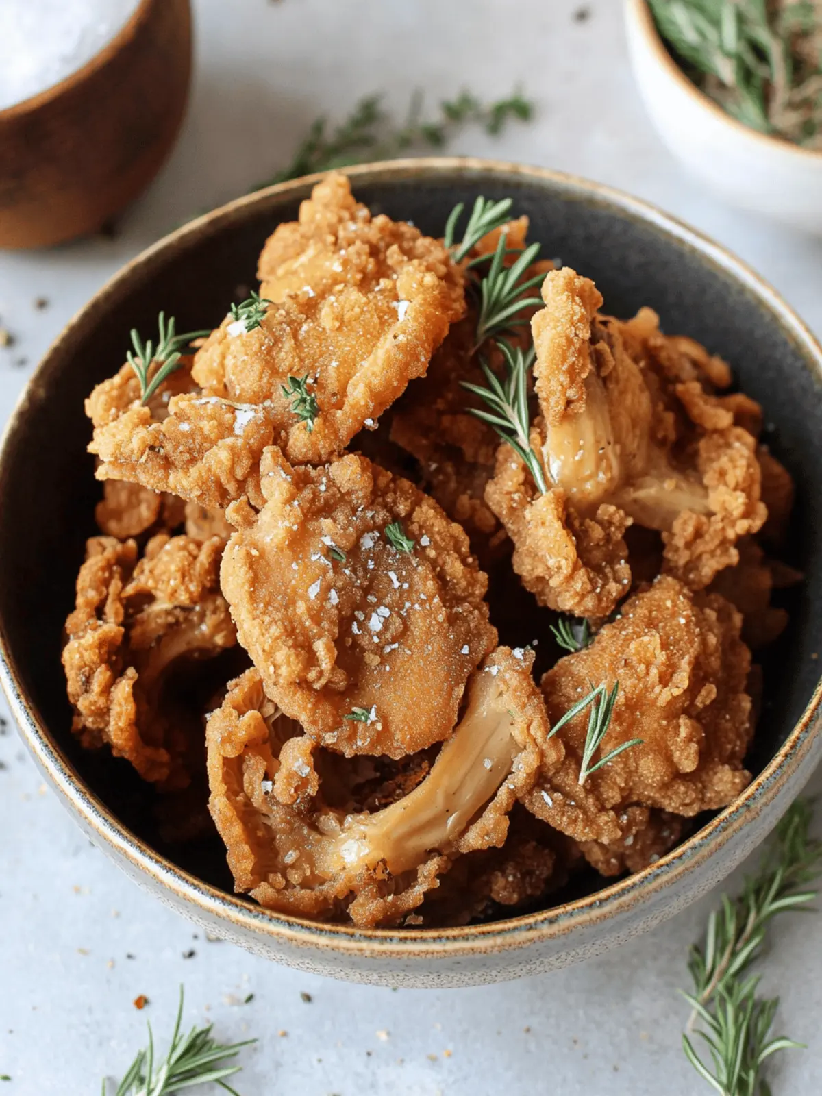 Fried Oyster Mushrooms