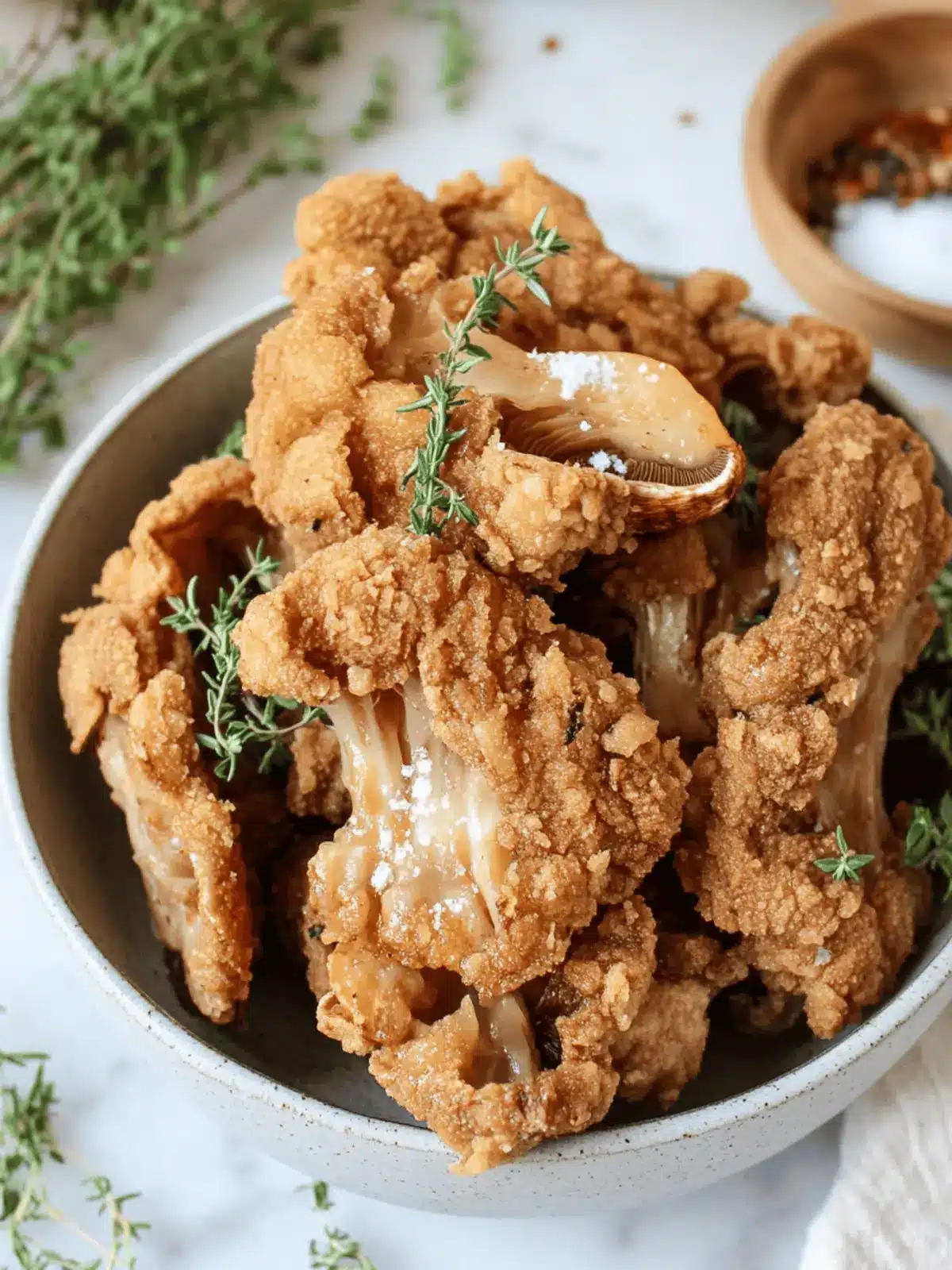 Fried Oyster Mushrooms