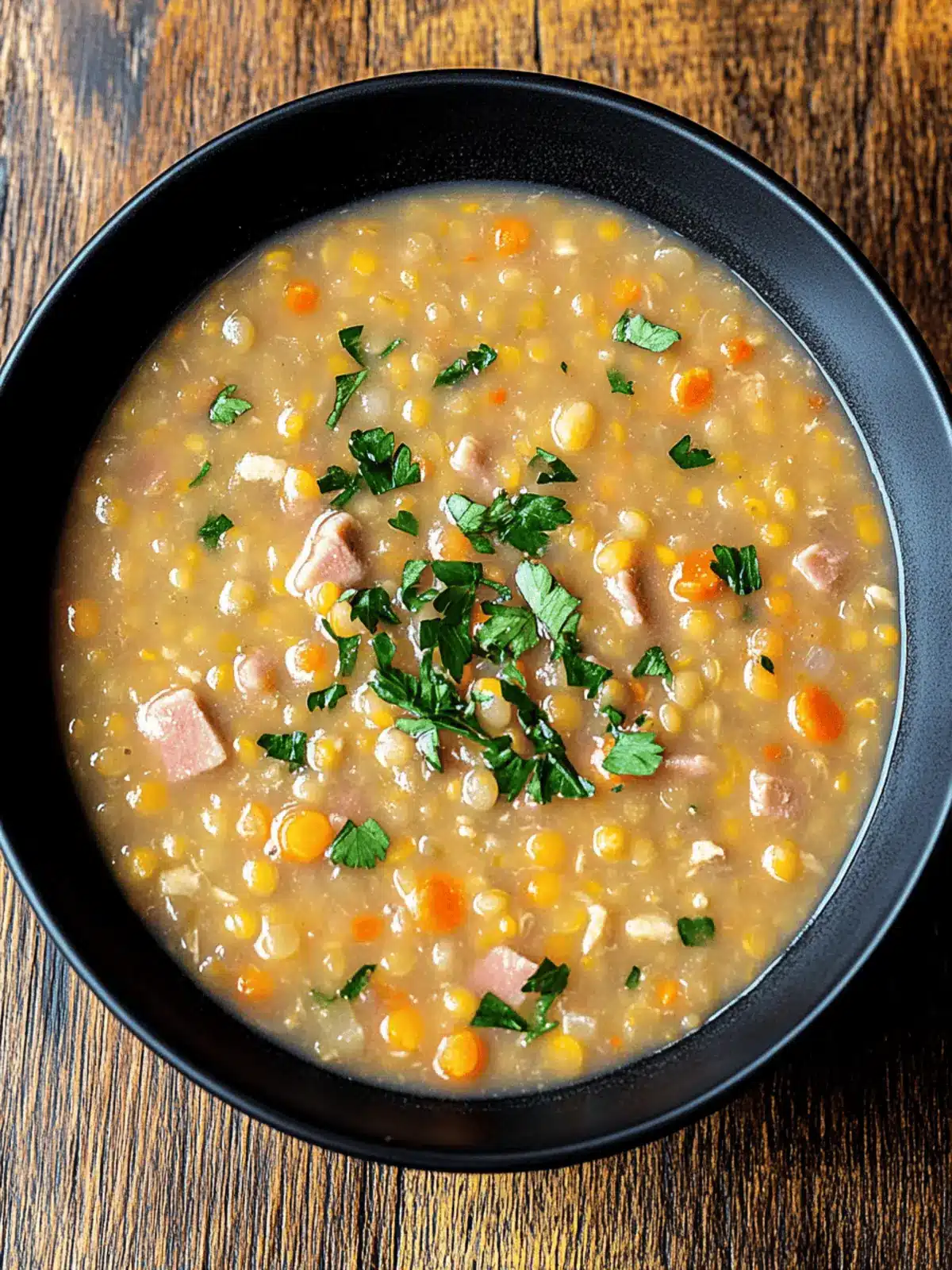 Ham Hock and Lentil Soup