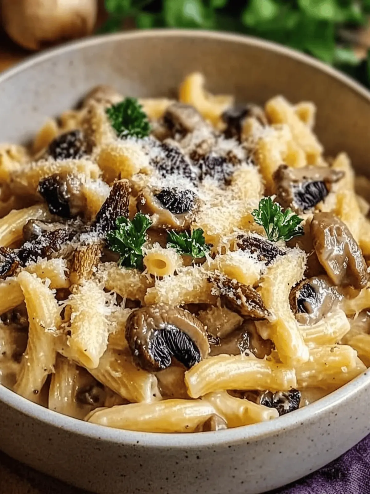 Morel Mushroom Pasta