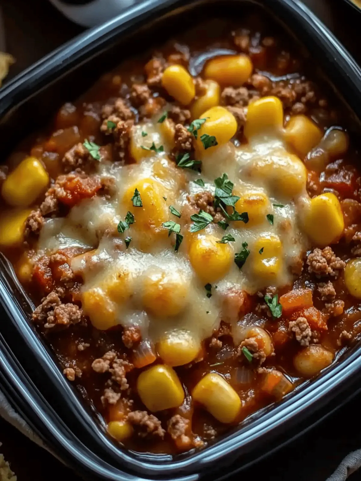 Slow Cooker Cowboy Casserole