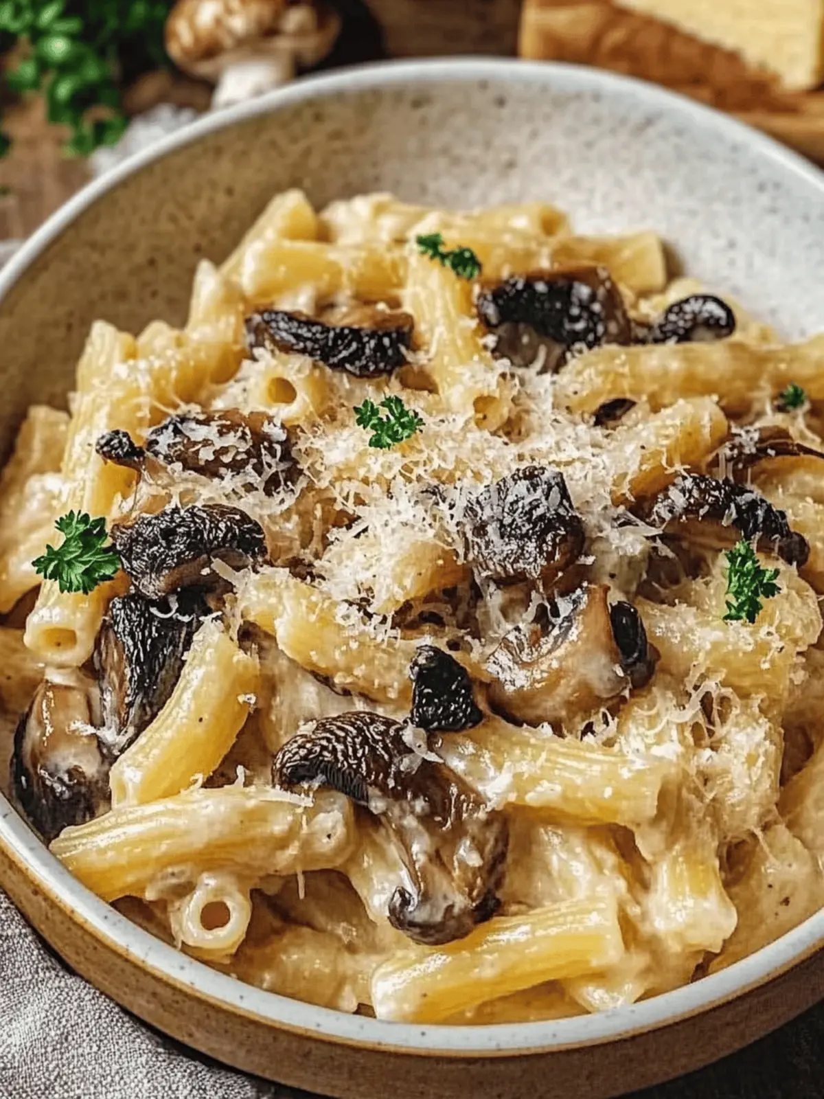Morel Mushroom Pasta