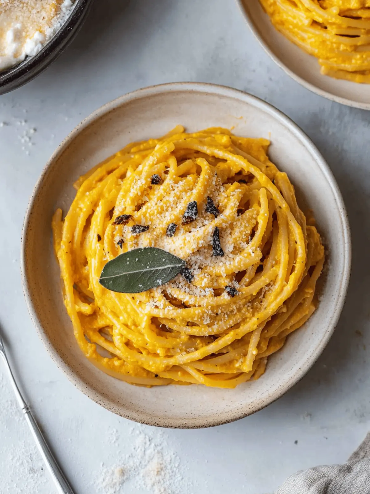 Pumpkin Ricotta Pasta