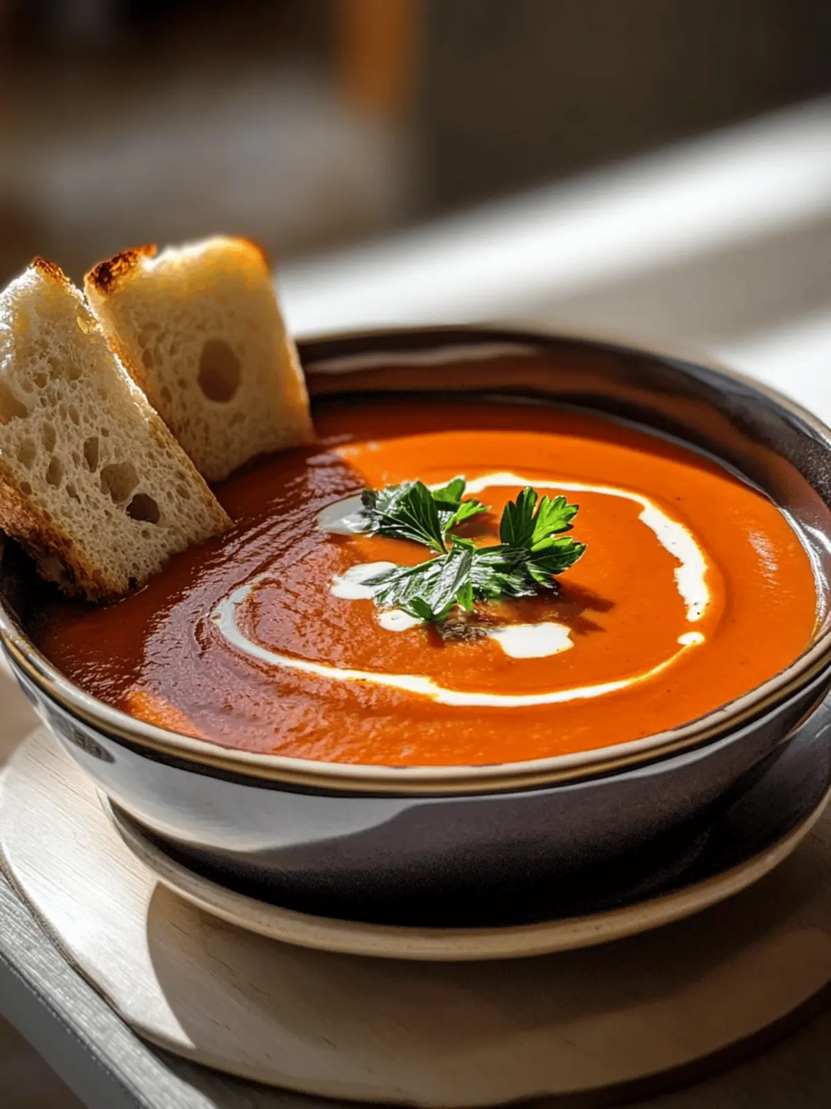 Roasted Red Pepper Gouda Soup