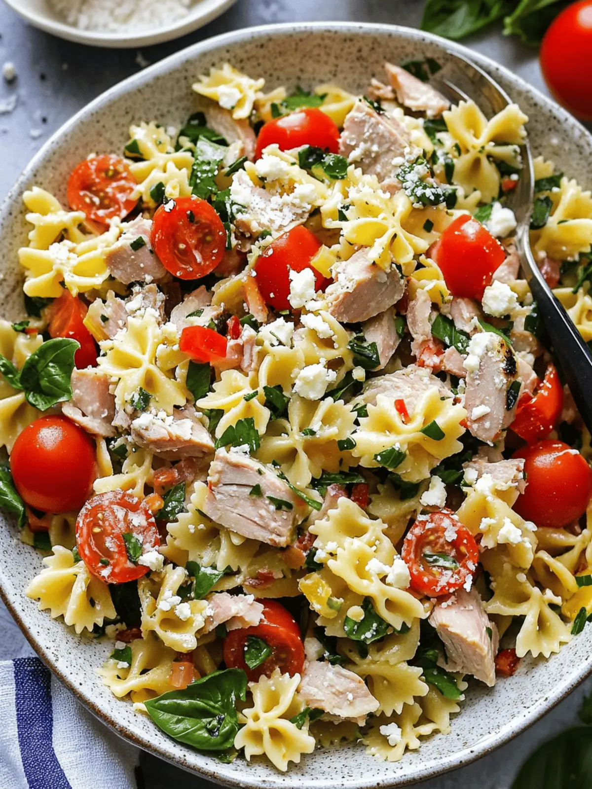 Tuscan Tuna Pasta Salad