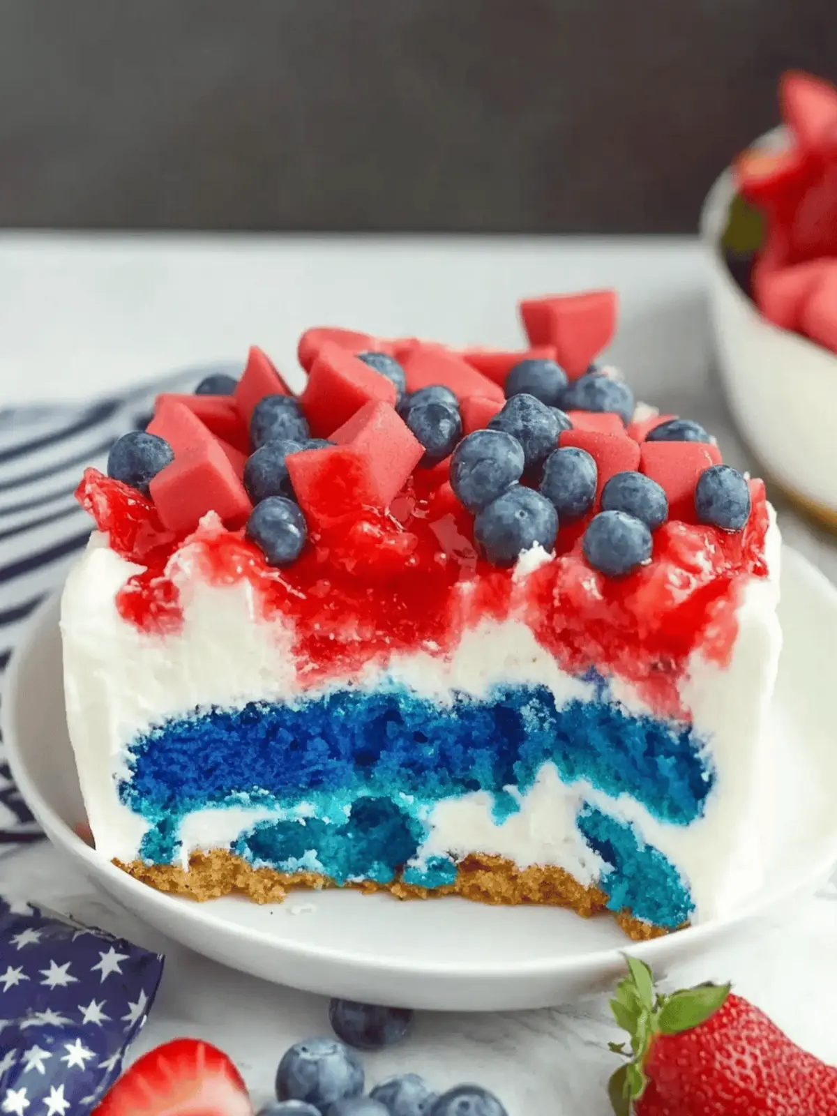 Patriotic Poke Cake