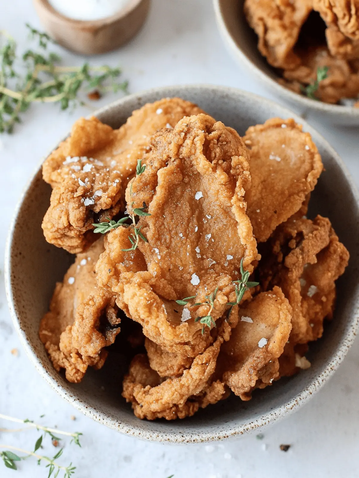Fried Oyster Mushrooms