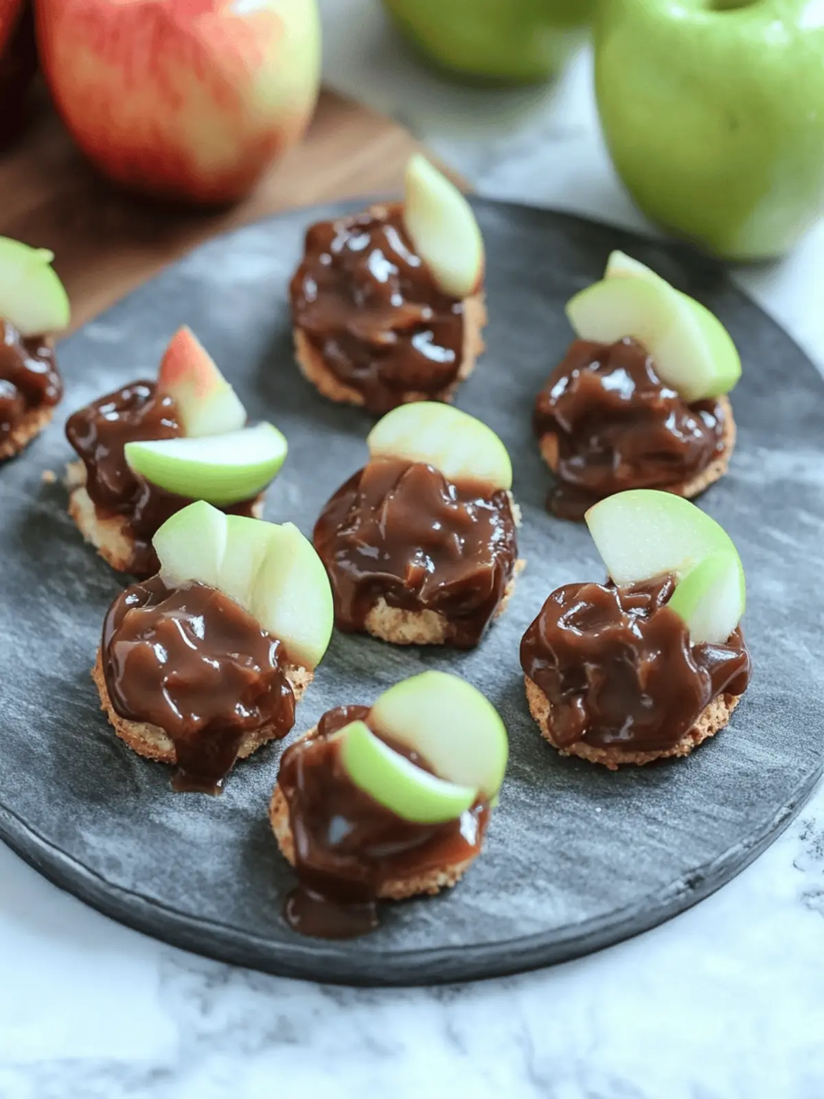 Caramel Apple Bites