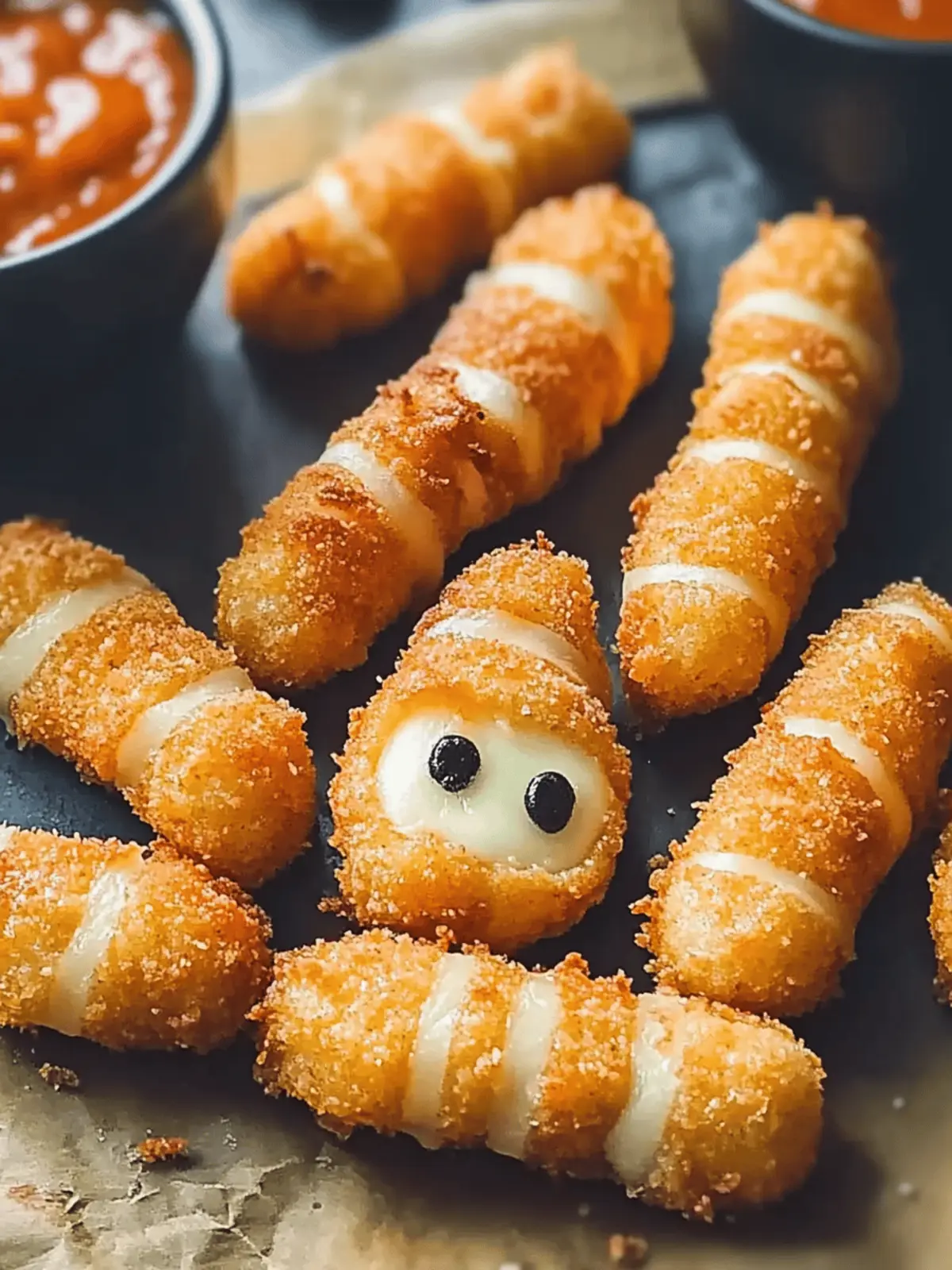 Mummy Mozzarella Sticks