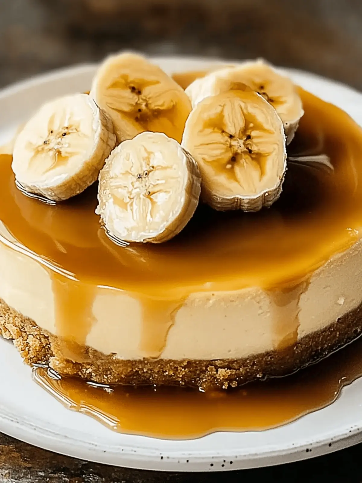 Bananas Foster Cheesecake