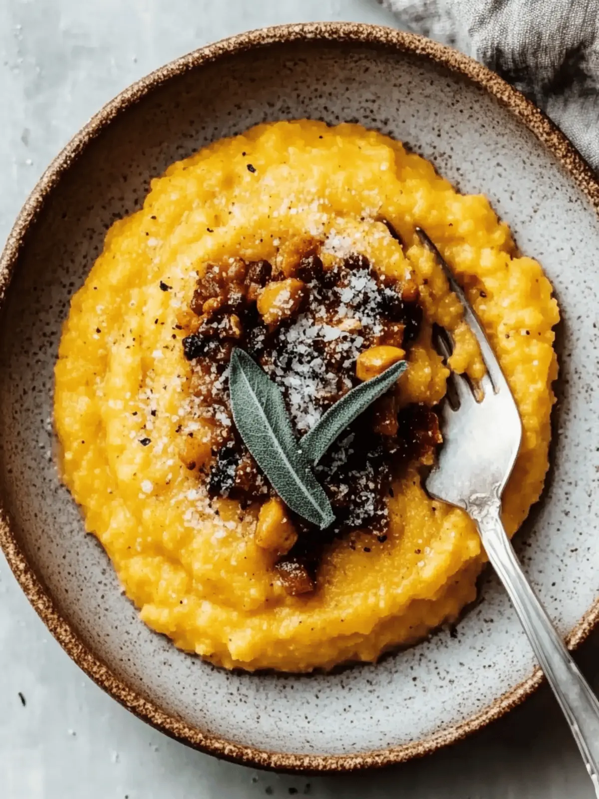 Creamy Pumpkin Polenta