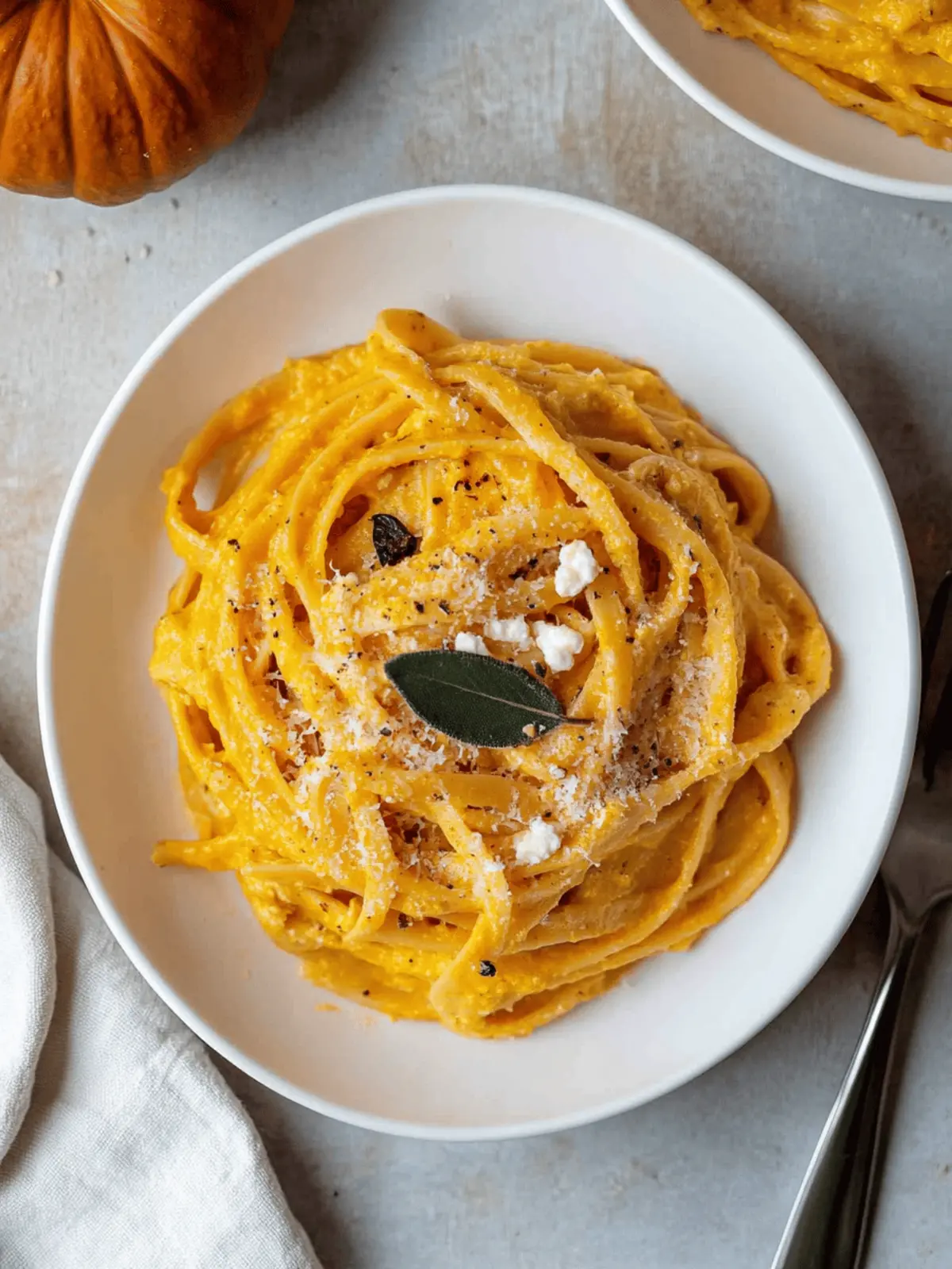 Pumpkin Ricotta Pasta