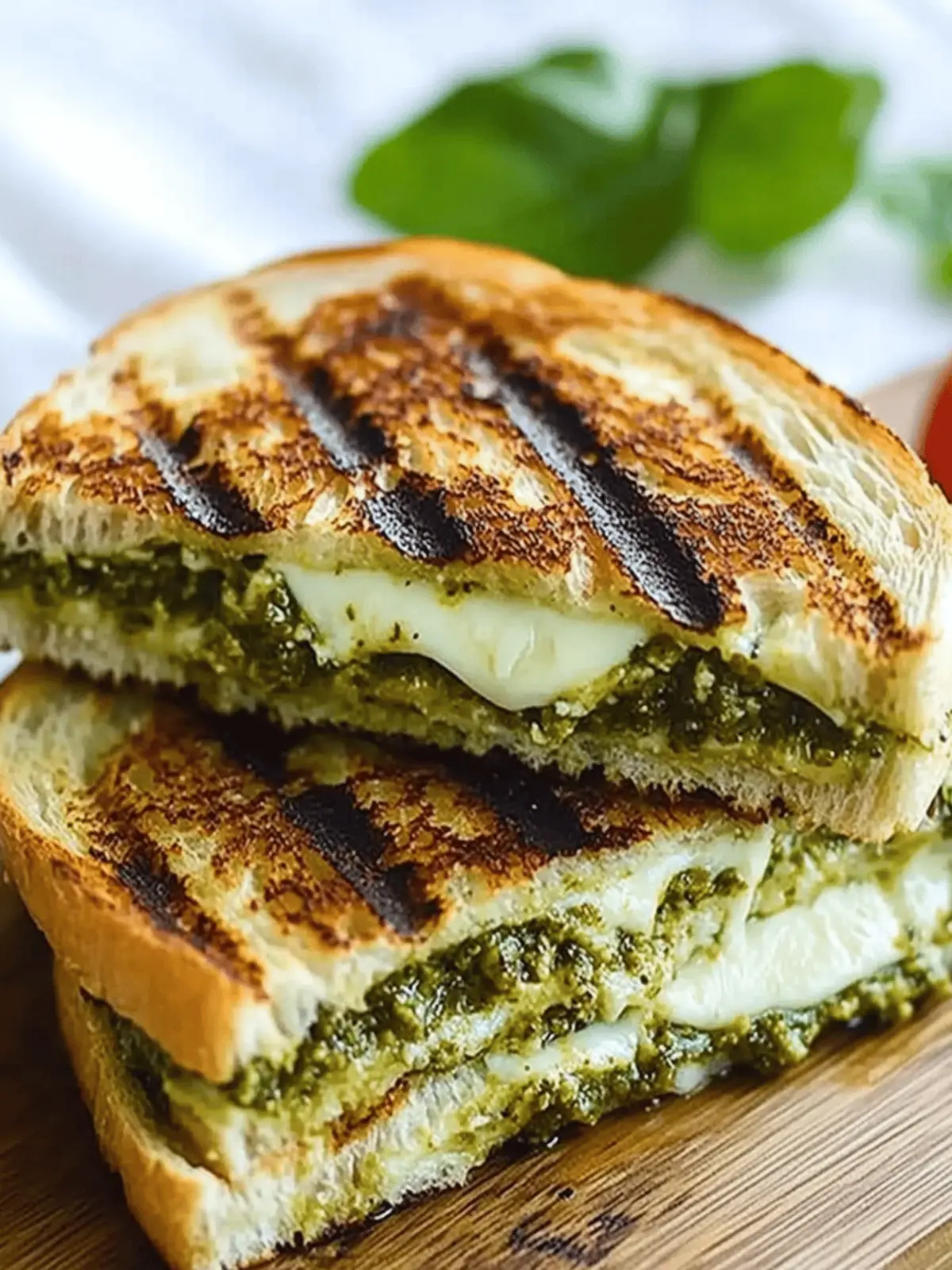 Mozzarella & Pesto Panini